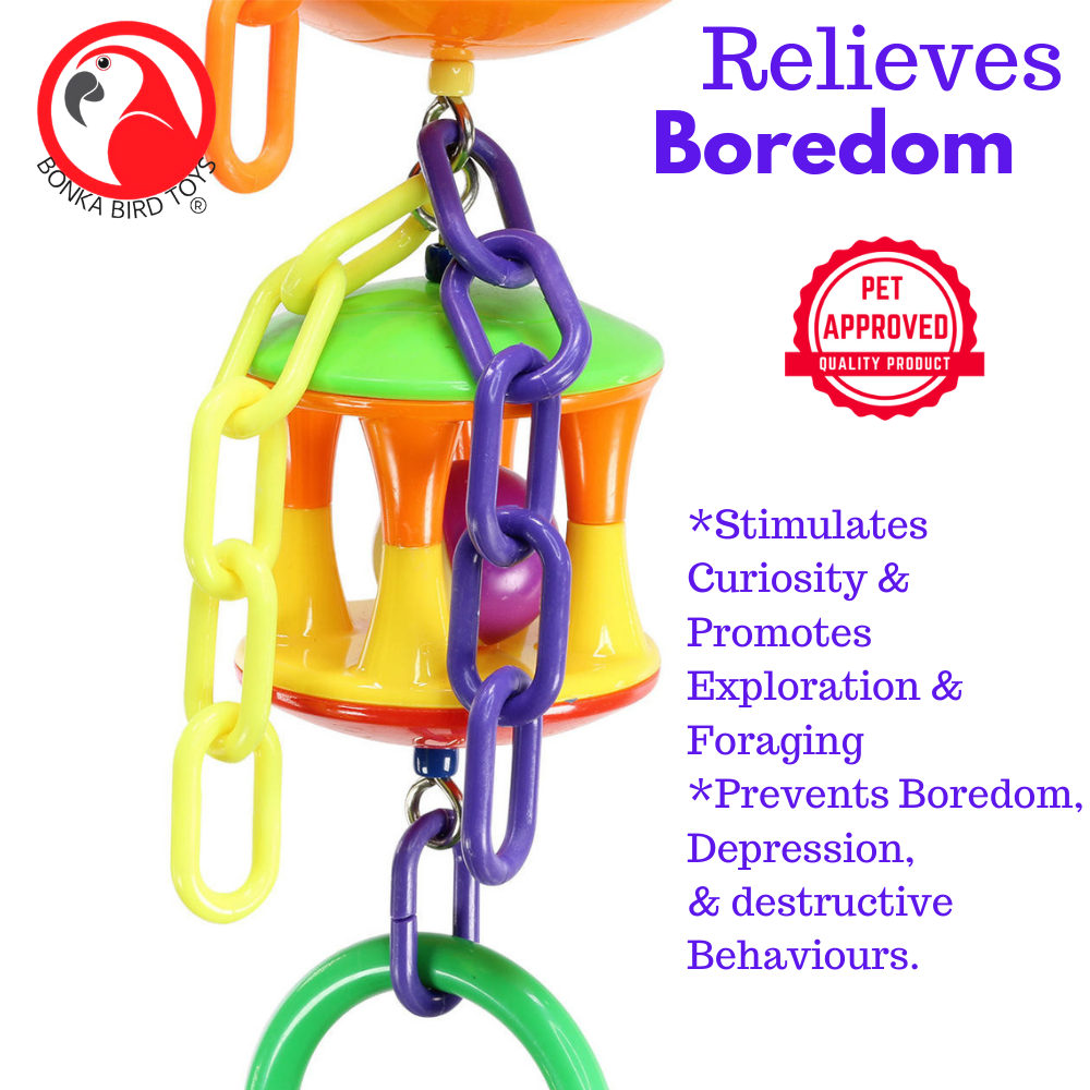 2181 Duo Ball Swivel - Bonka Bird Toys