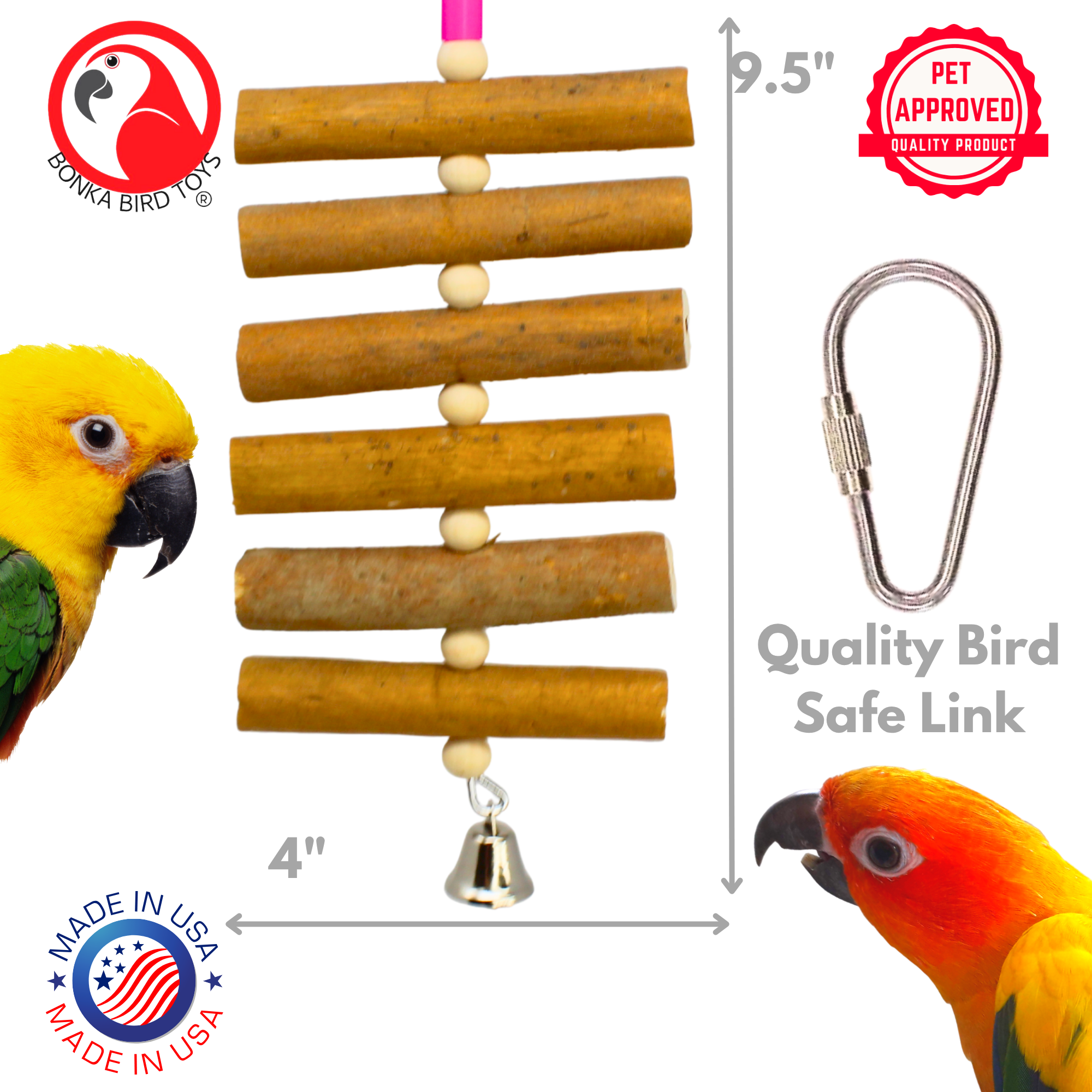 3747 Sola Log - Bonka Bird Toys