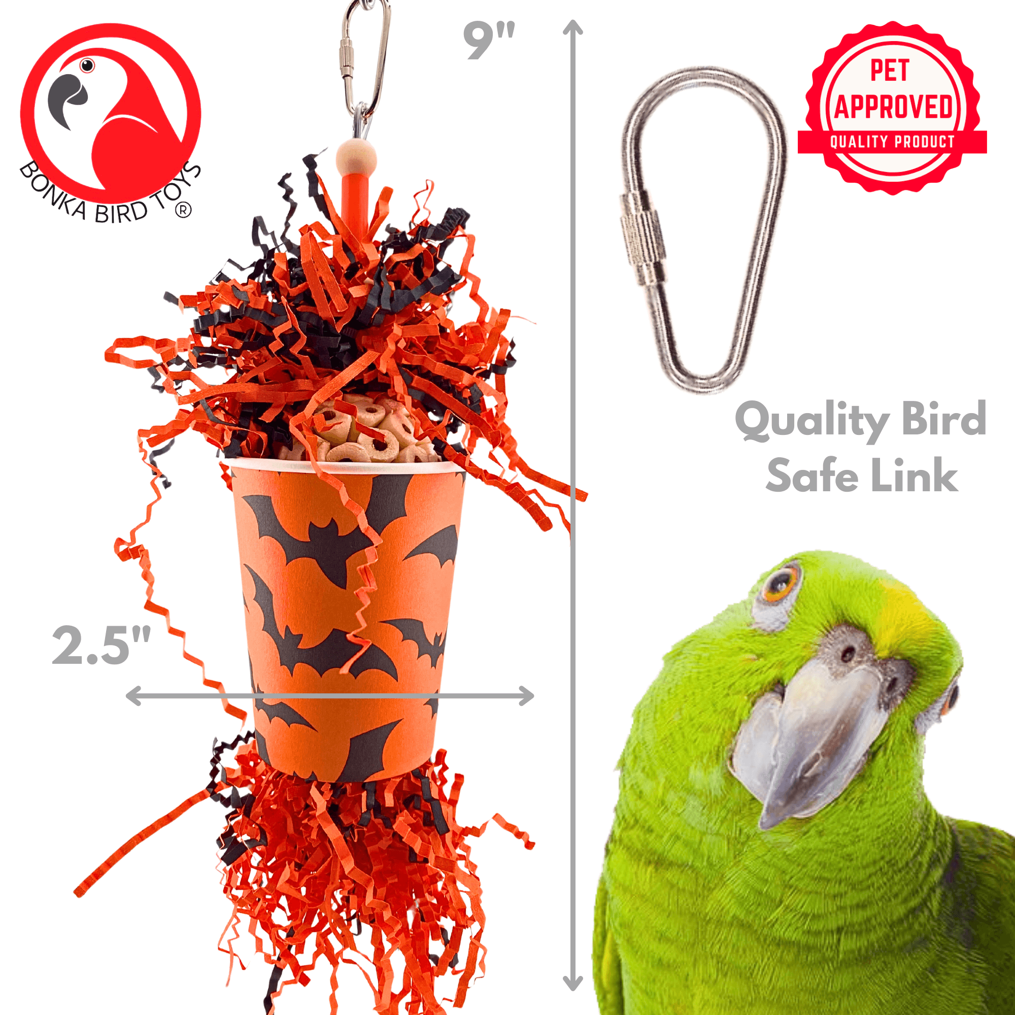 2874 Bat Crazy - Bonka Bird Toys