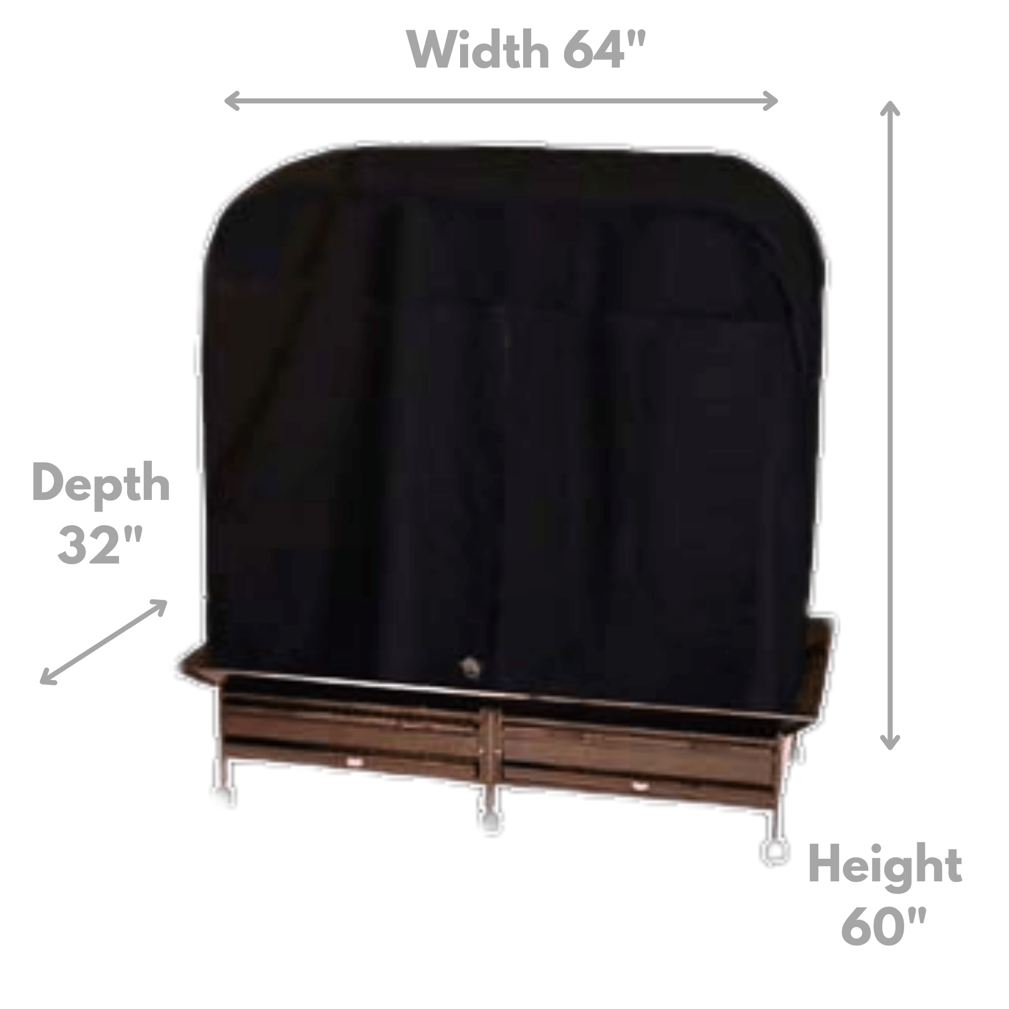 Cozzzy Cage Cover Model 6432 MD for large side by side bird cage - Bonka Bird Toys