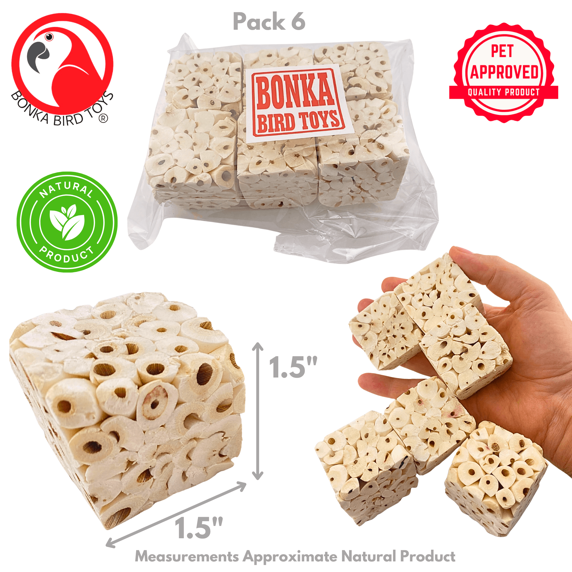 Small Sola Cubes - Bonka Bird Toys