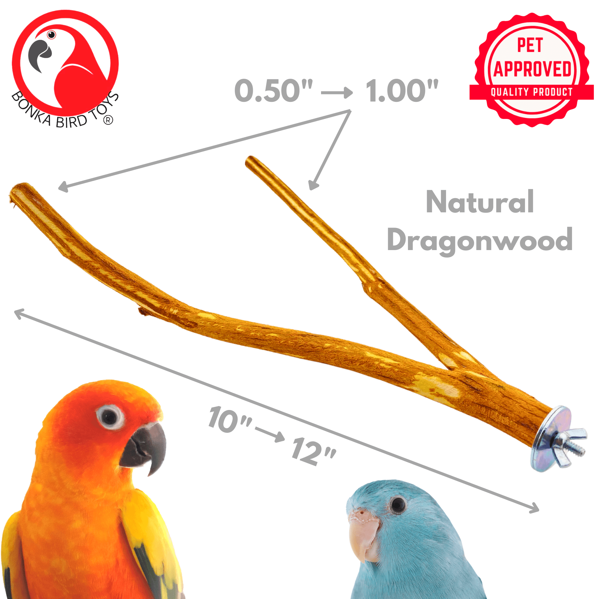 2970 Dragonwood Multi Perch - Bonka Bird Toys