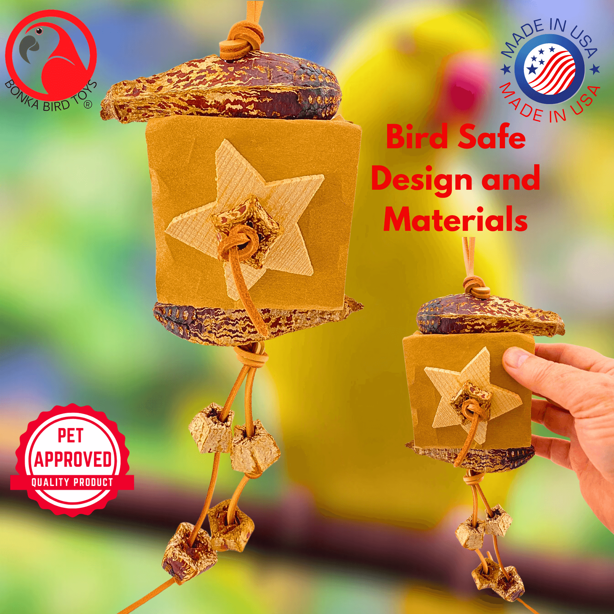 1144 Star Forage Block - Bonka Bird Toys