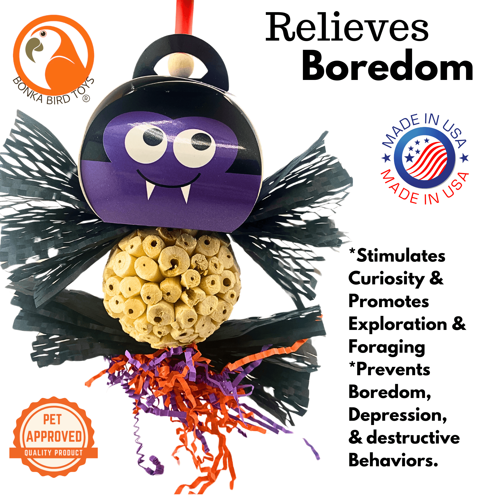 2720 Spooky Halloween Vampire - Bonka Bird Toys