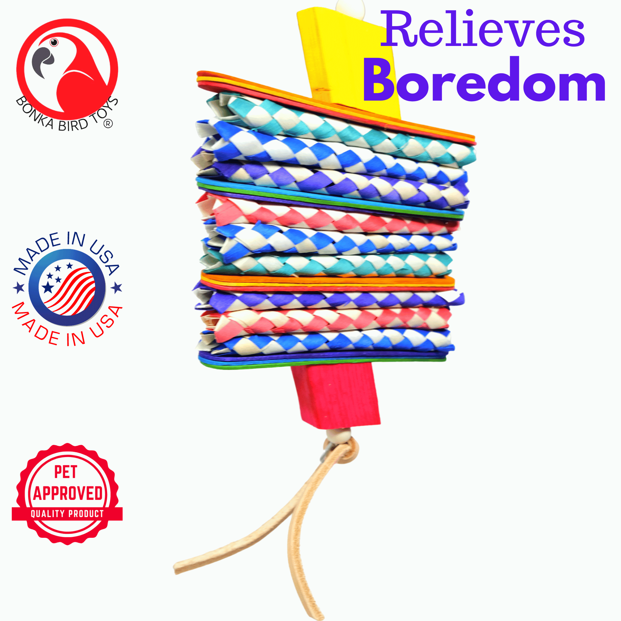 1081 4 Step shredder - Bonka Bird Toys