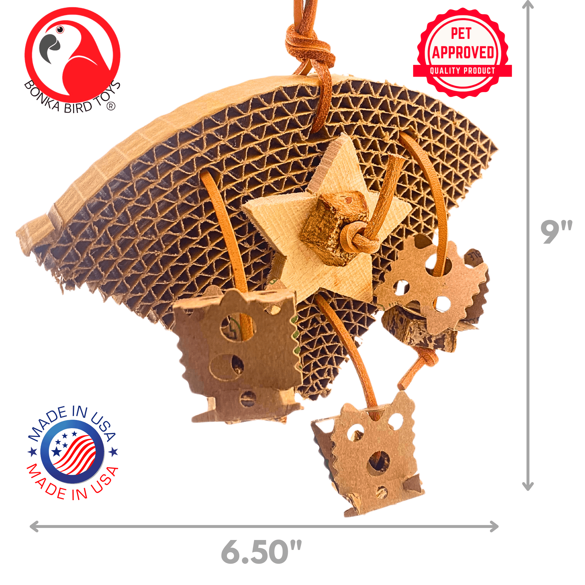 1418 Natural Chomp Slice - Bonka Bird Toys