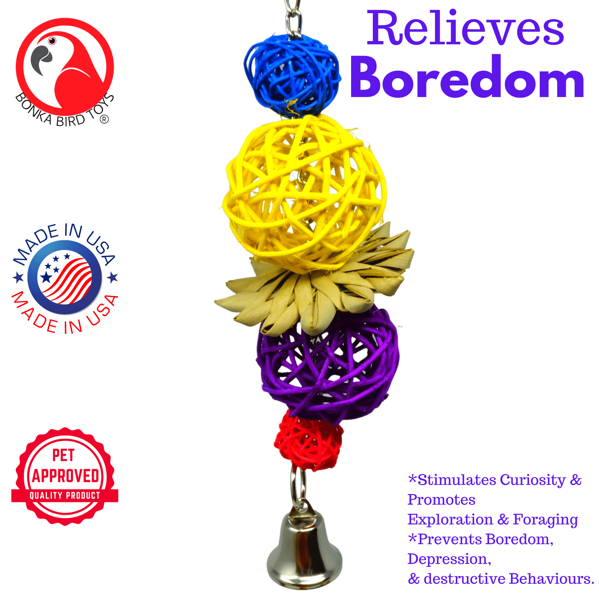 1604 Pansy - Bonka Bird Toys