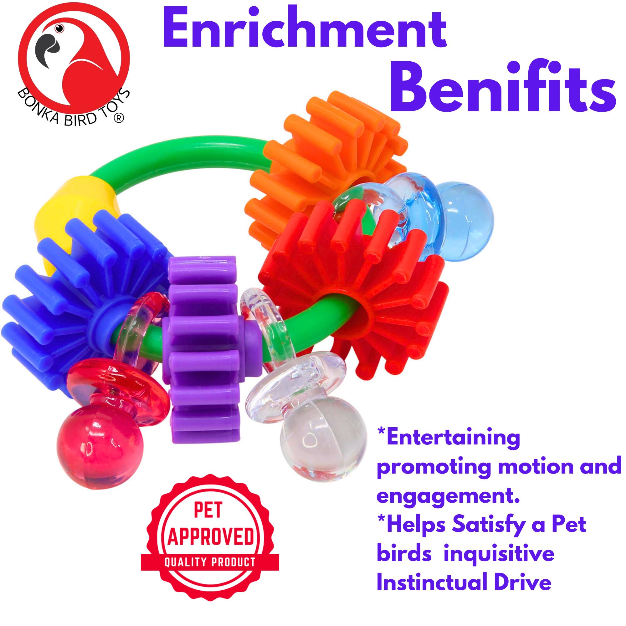 3608 Gear Ring - Bonka Bird Toys