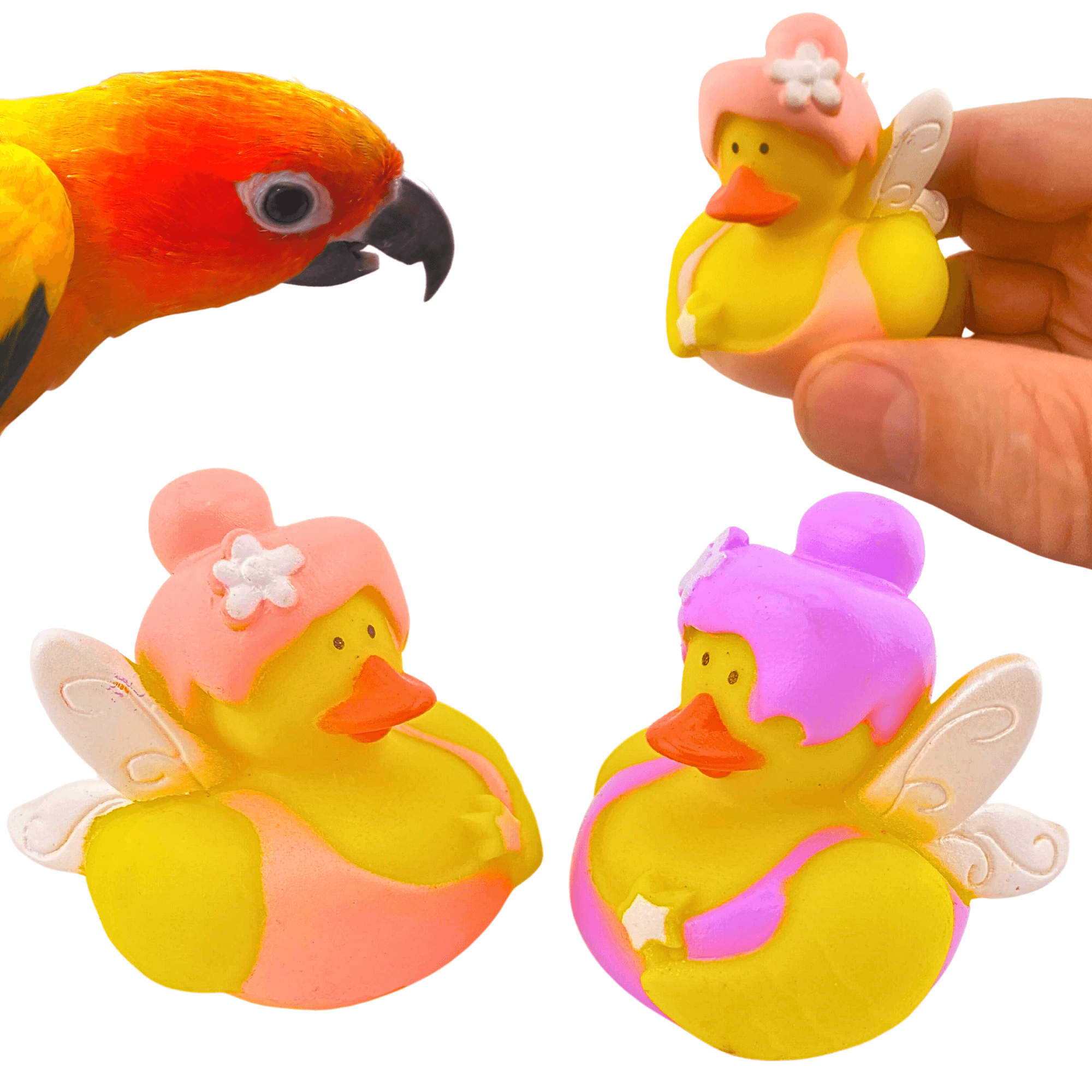 1441 Pk2 Fairy Duck - Bonka Bird Toys