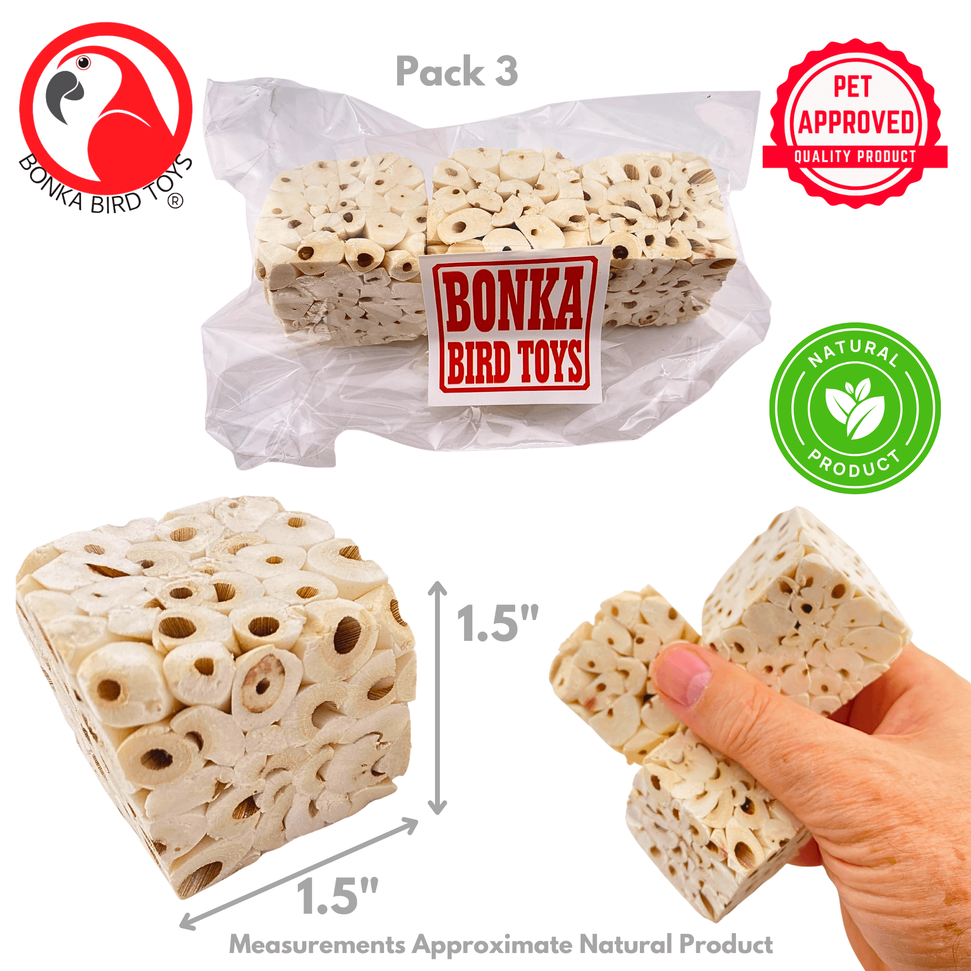 Small Sola Cubes - Bonka Bird Toys