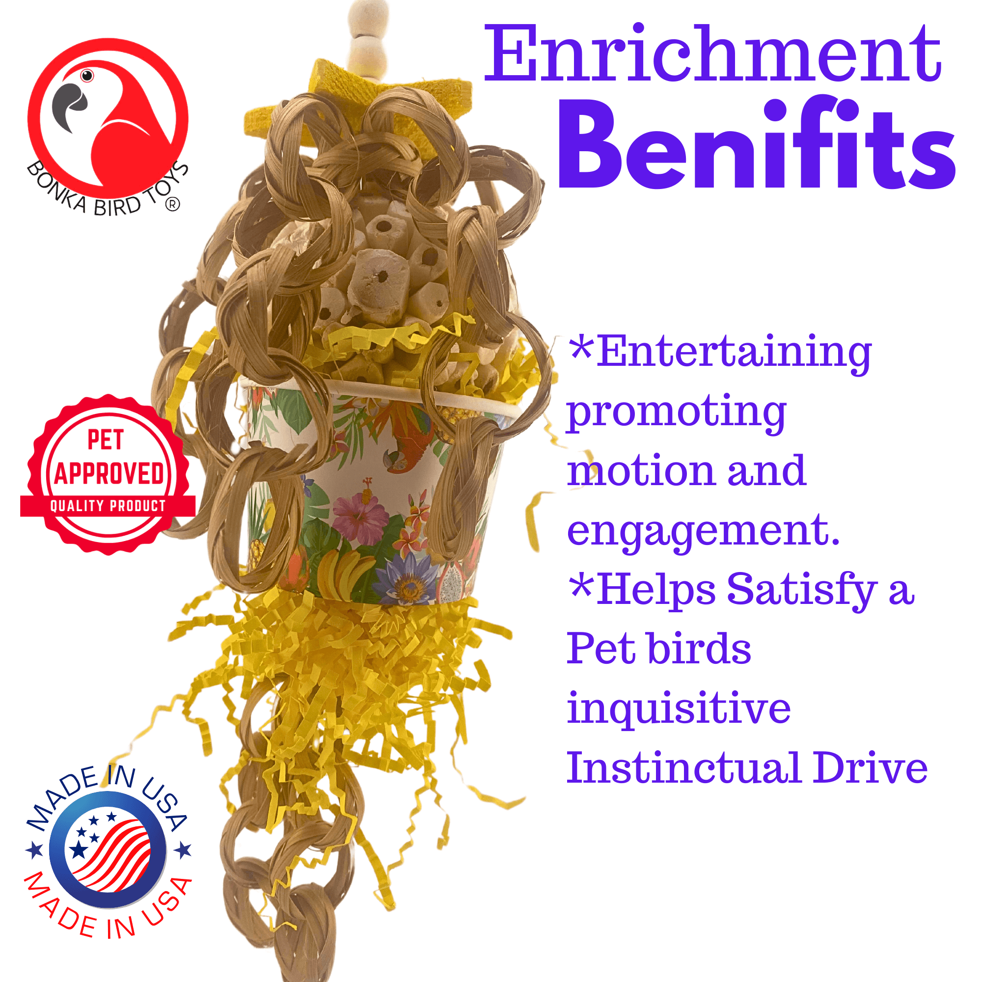 2704 Fruit Loop - Bonka Bird Toys