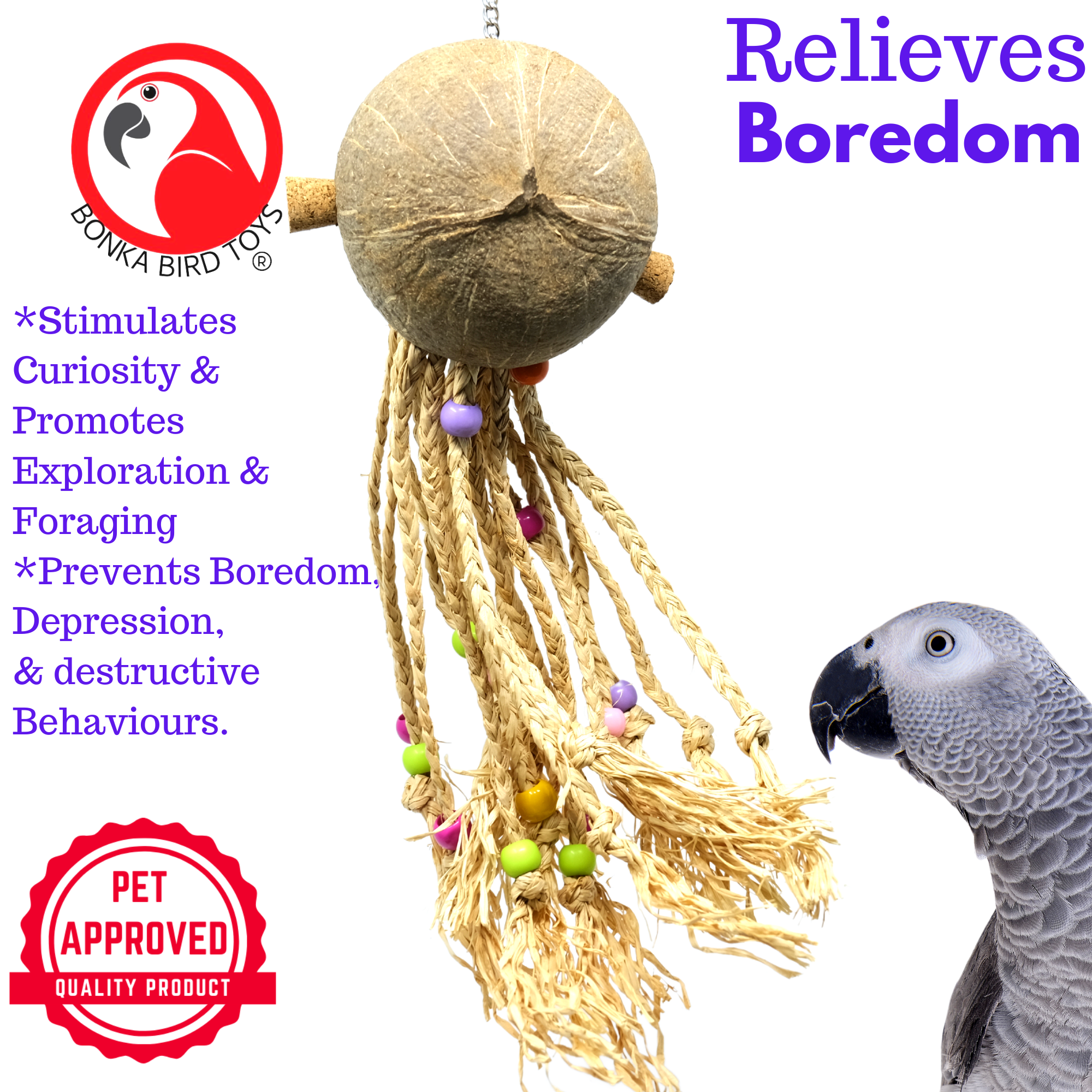 2214 Coco Rasta - Bonka Bird Toys