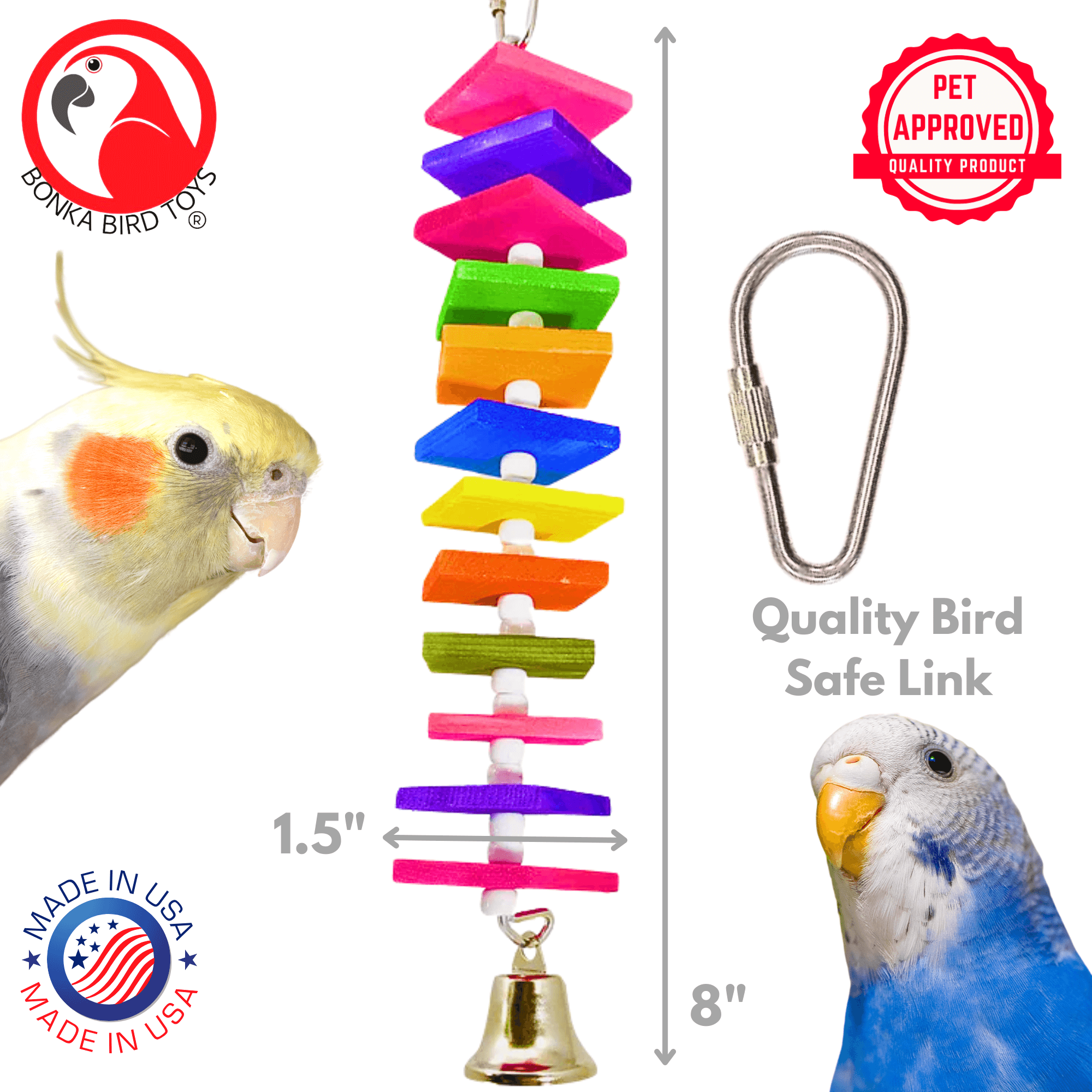 1134 Long Mini Step - Bonka Bird Toys