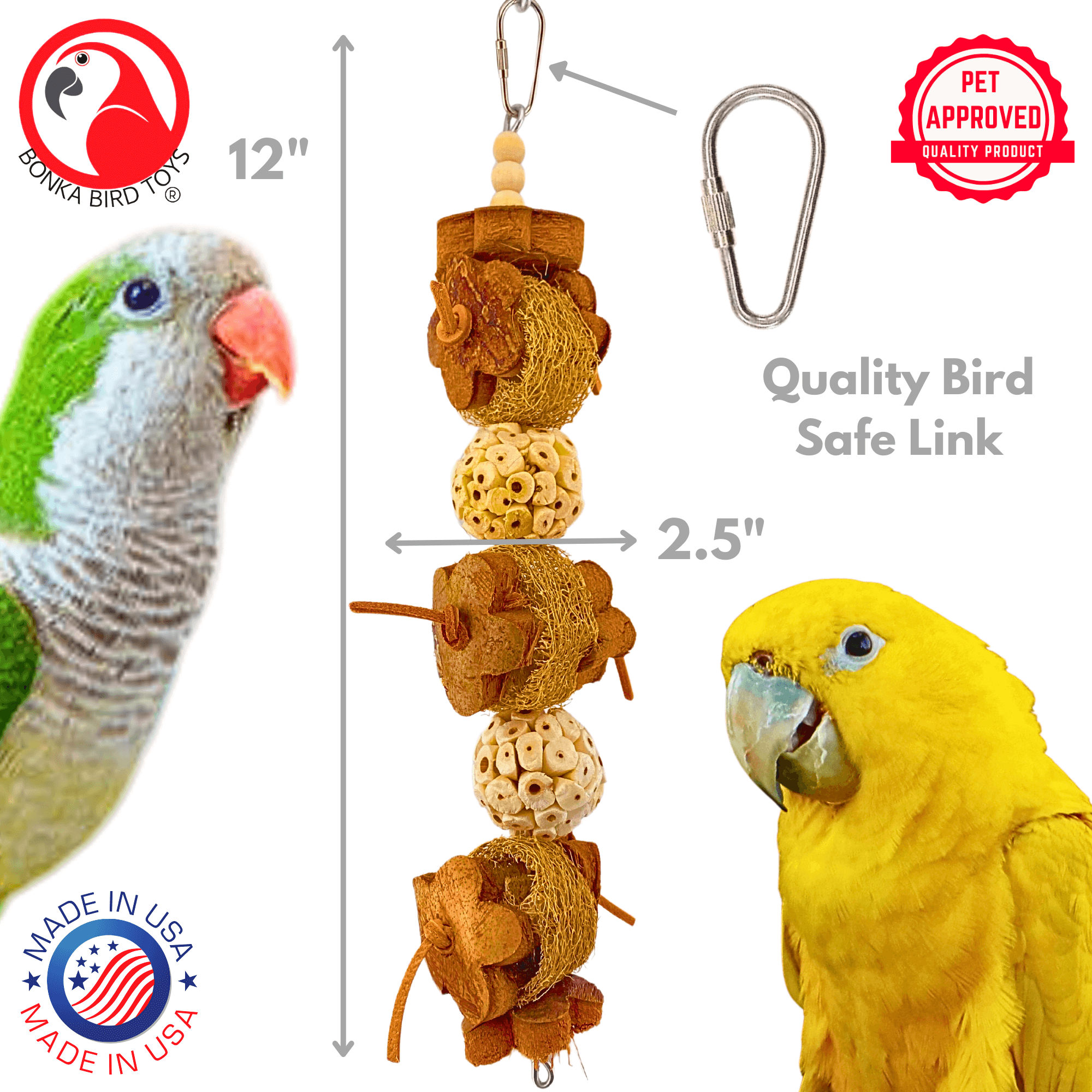 1201 Earth Bite Tower - Bonka Bird Toys