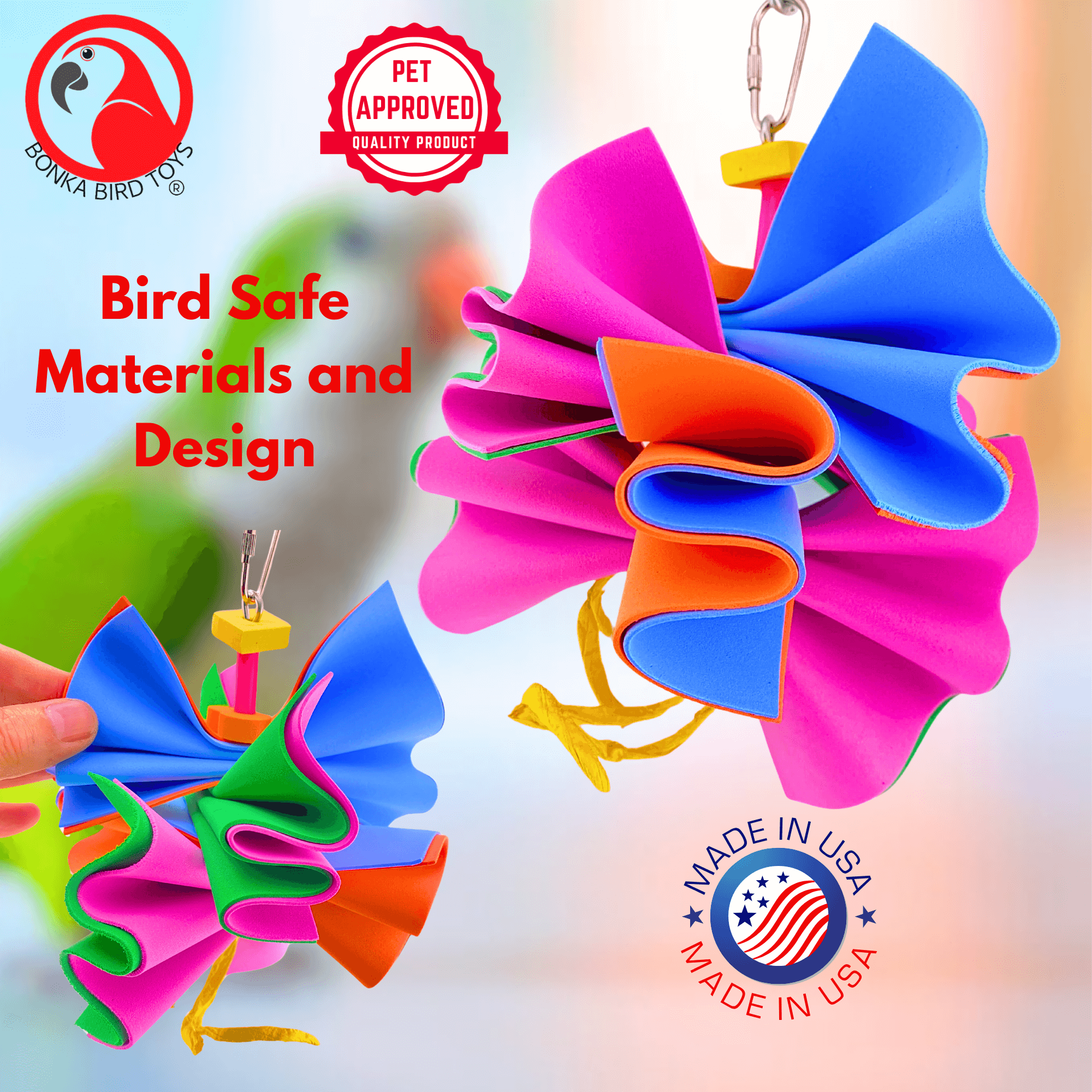 1438 Foamy Crush - Bonka Bird Toys