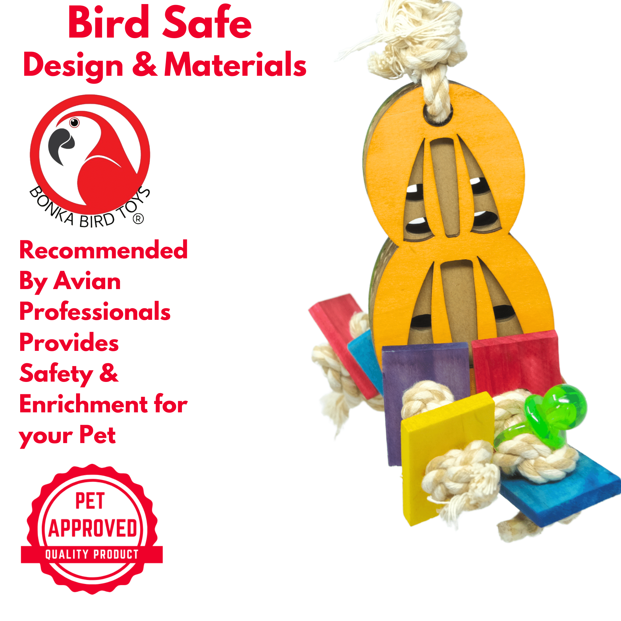 2240 Peanut Chew - Bonka Bird Toys