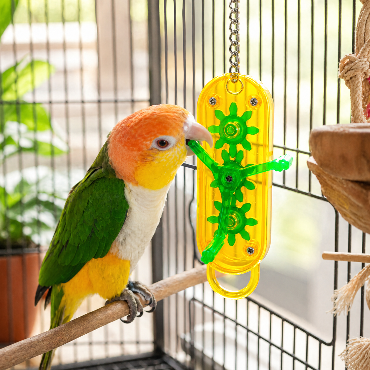0044 Small Gearhead - Bonka Bird Toys