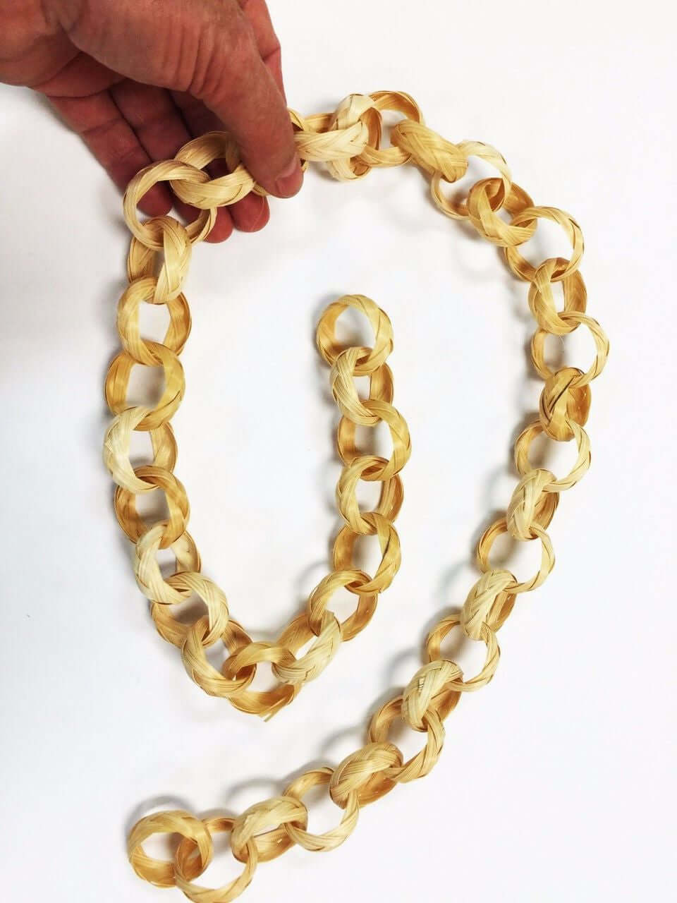 800 Bamboo 30-Inch Chain Foot Talon Craft Part Bird Toy - Bonka Bird Toys