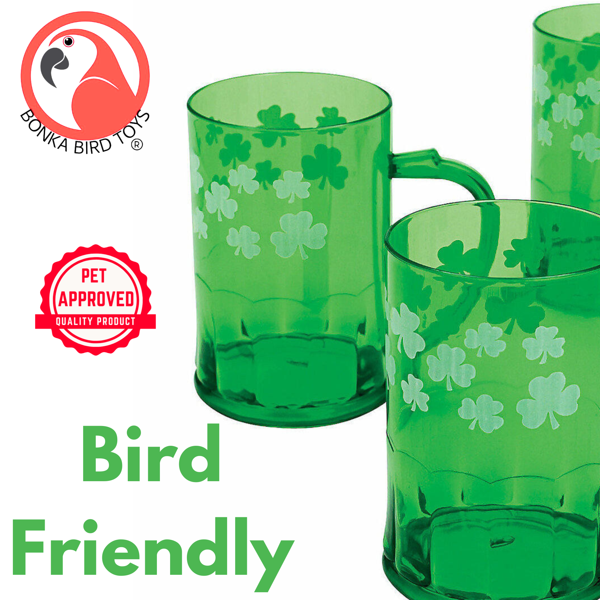 Lucky Mugs Foot Talon Craft Part Bird Toys - Bonka Bird Toys