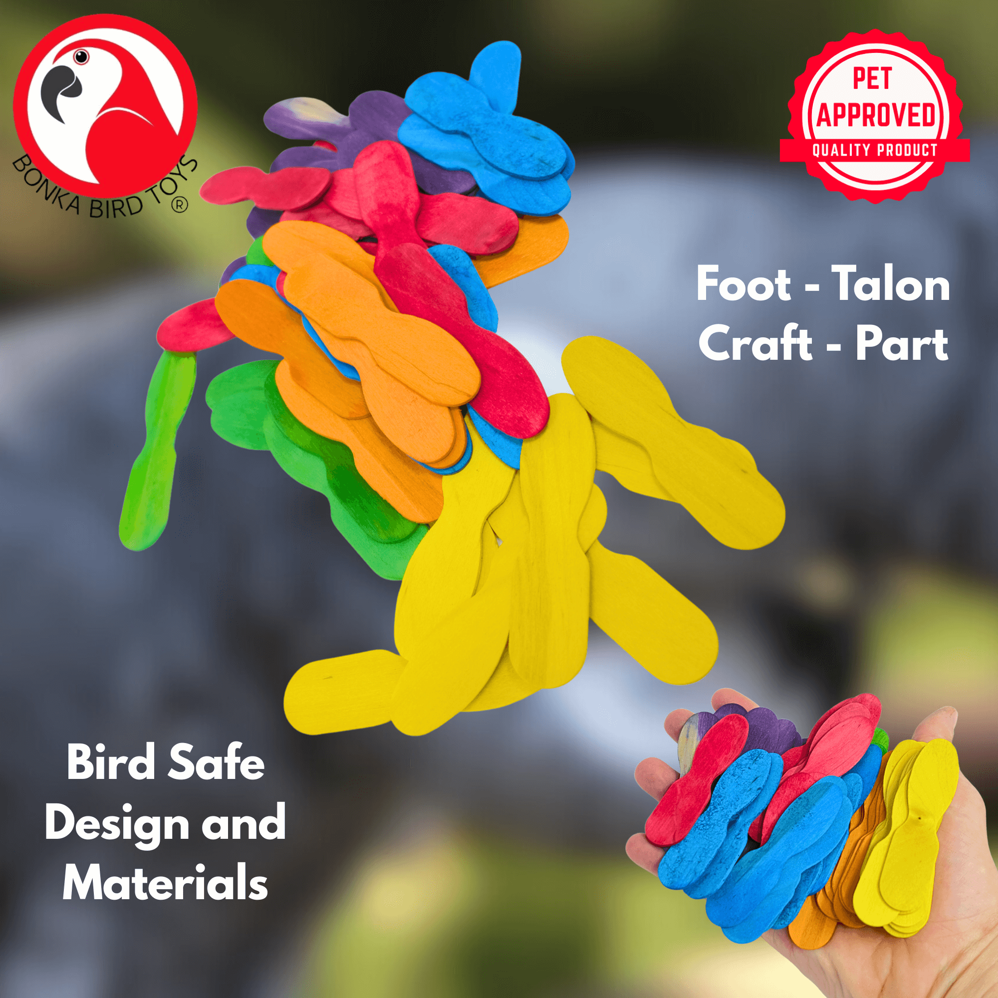 2665 PK50 Mini Scoop Spoons - Bonka Bird Toys