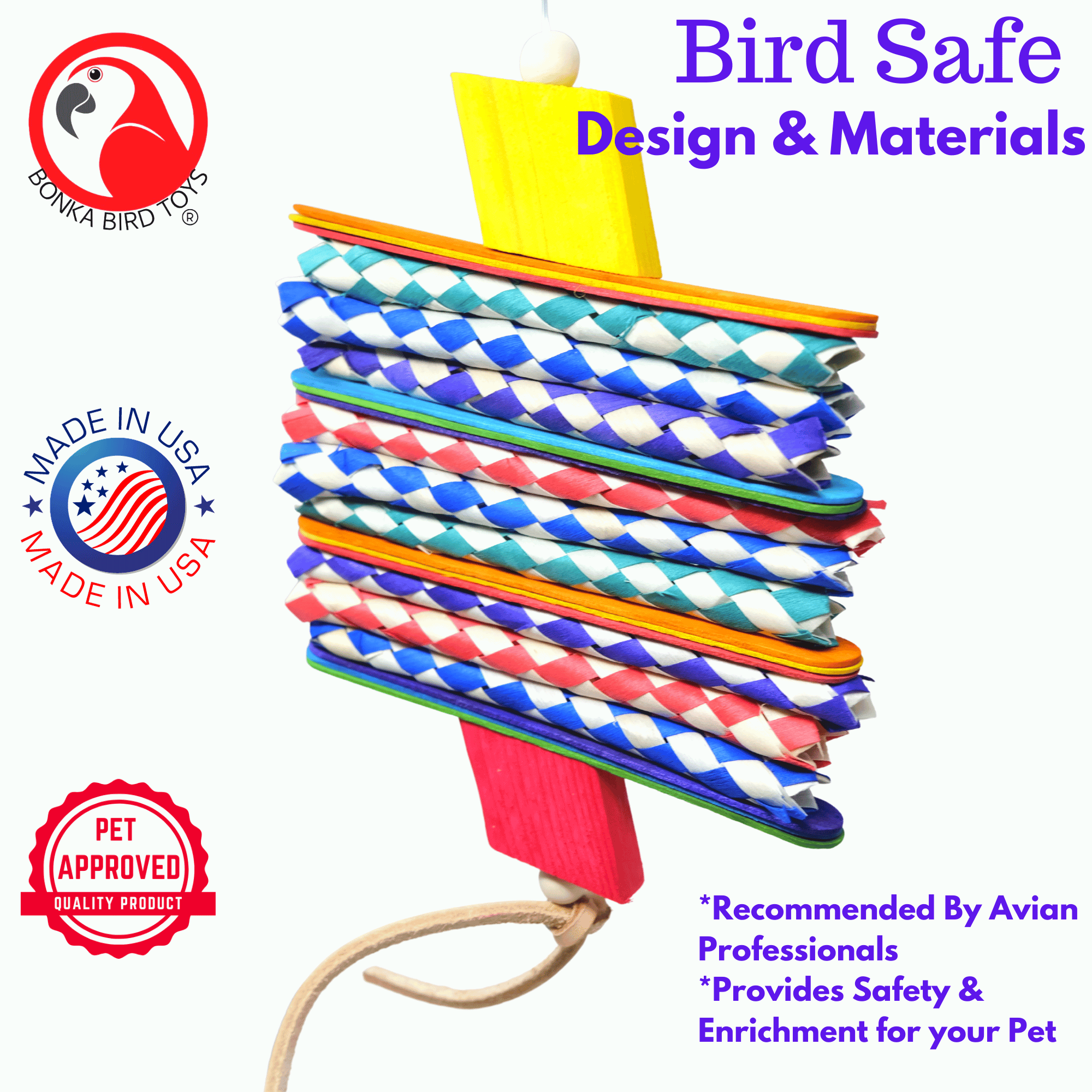 1081 4 Step shredder - Bonka Bird Toys