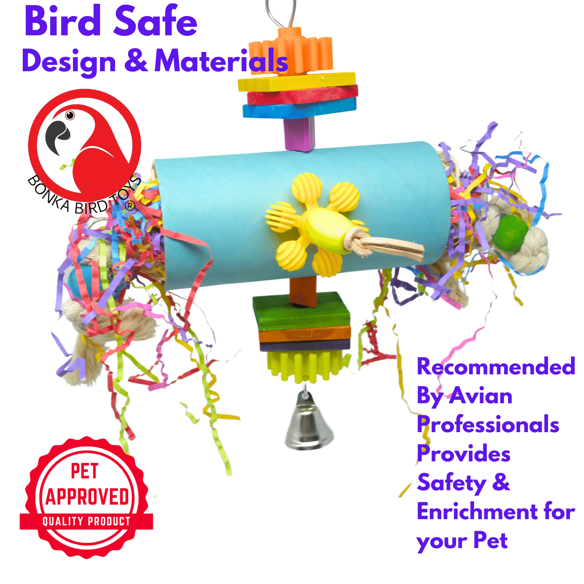 2827 Gear Tube - Bonka Bird Toys