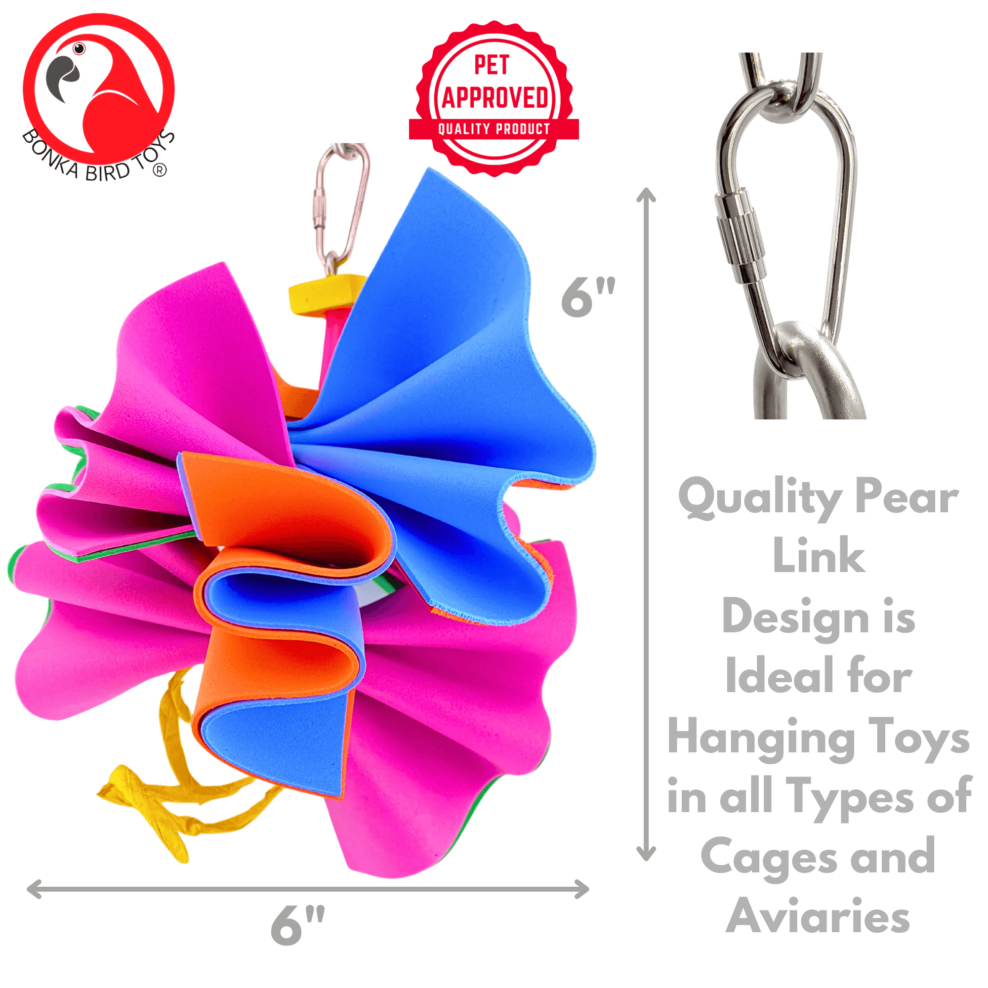 1438 Foamy Crush - Bonka Bird Toys