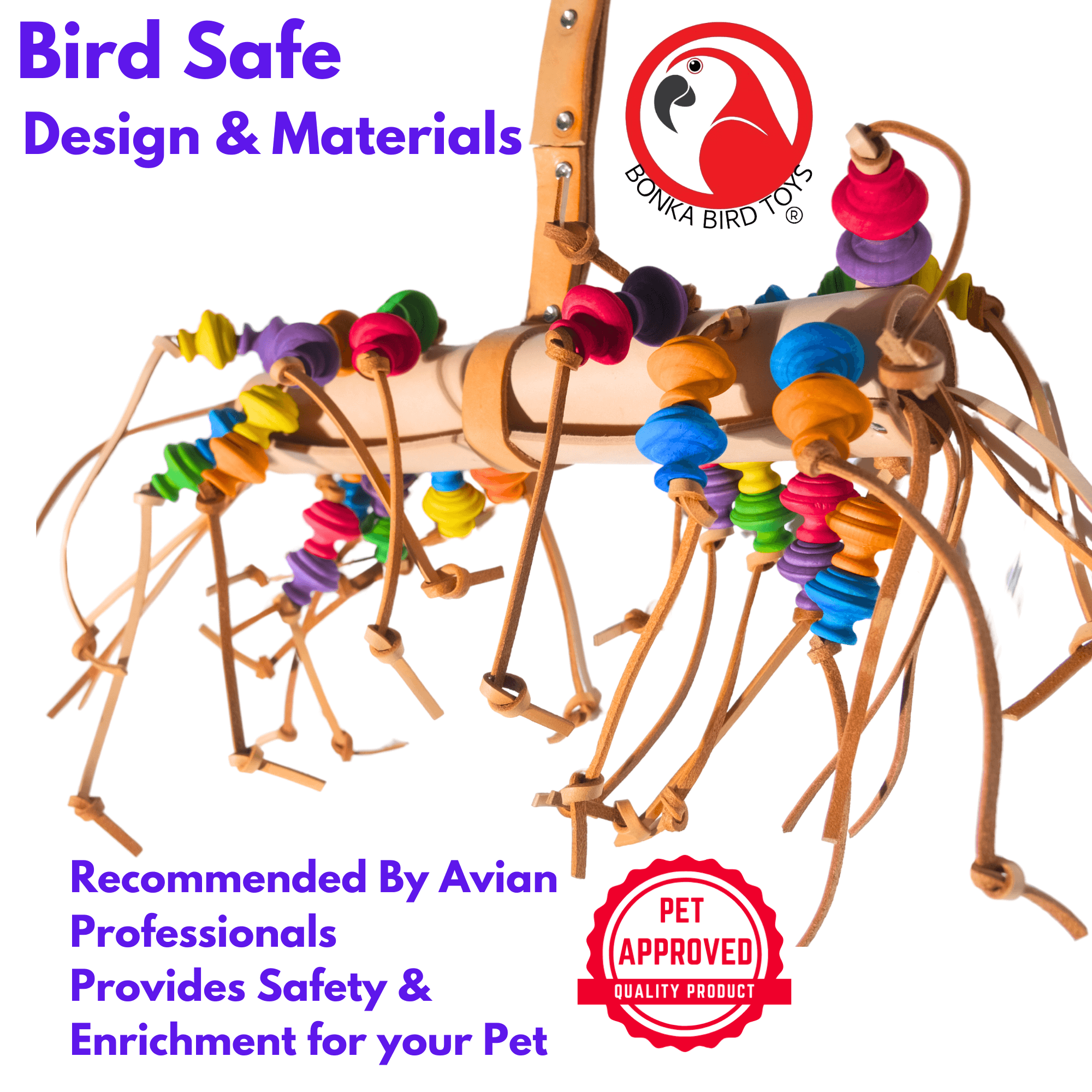 2599 Large Saddle Up - Bonka Bird Toys