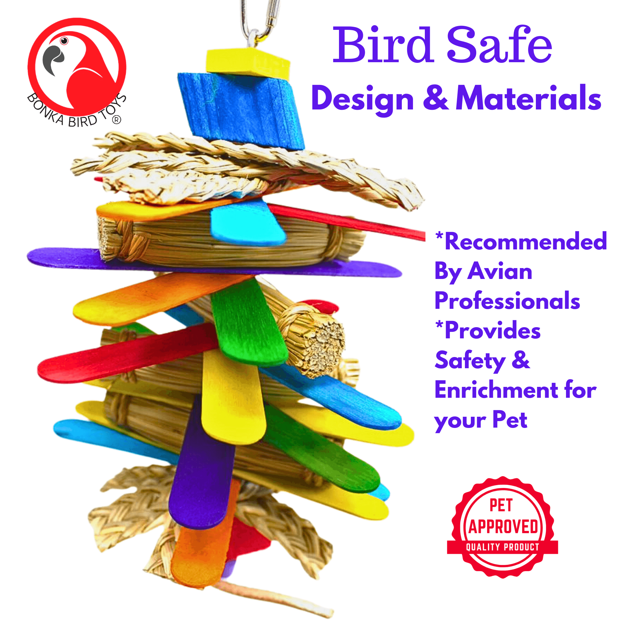 1921 Husky Fan - Bonka Bird Toys