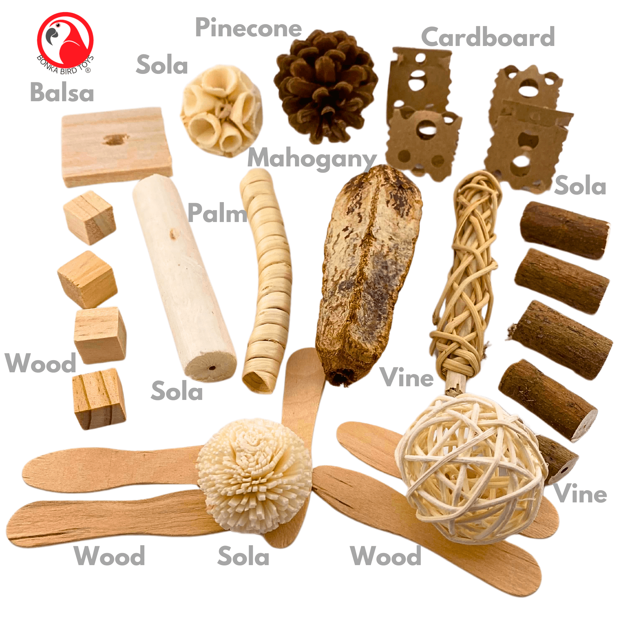 2028 Natural Foraging Bonka Box - Bonka Bird Toys