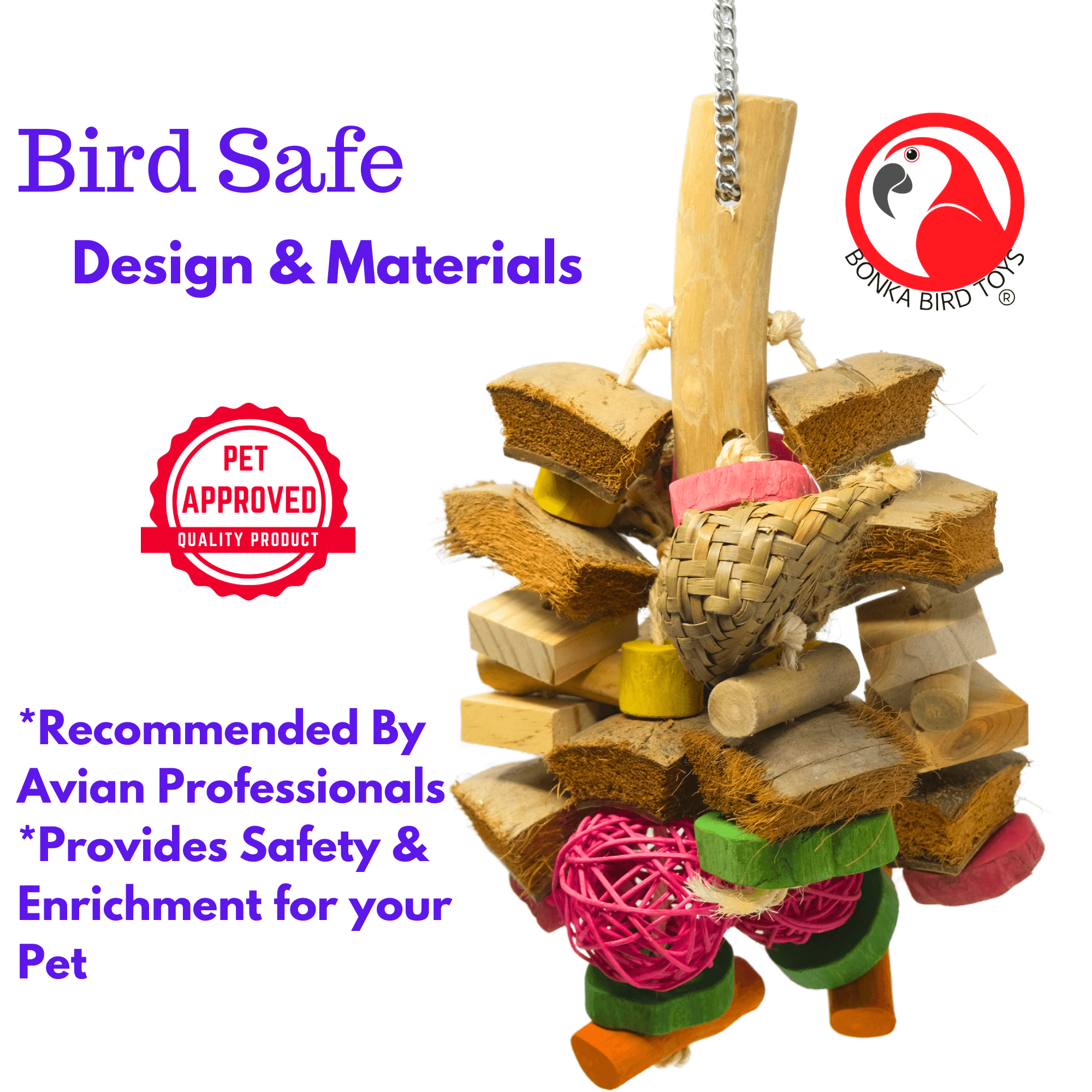 2699 Medium Natural Wonder Cluster - Bonka Bird Toys