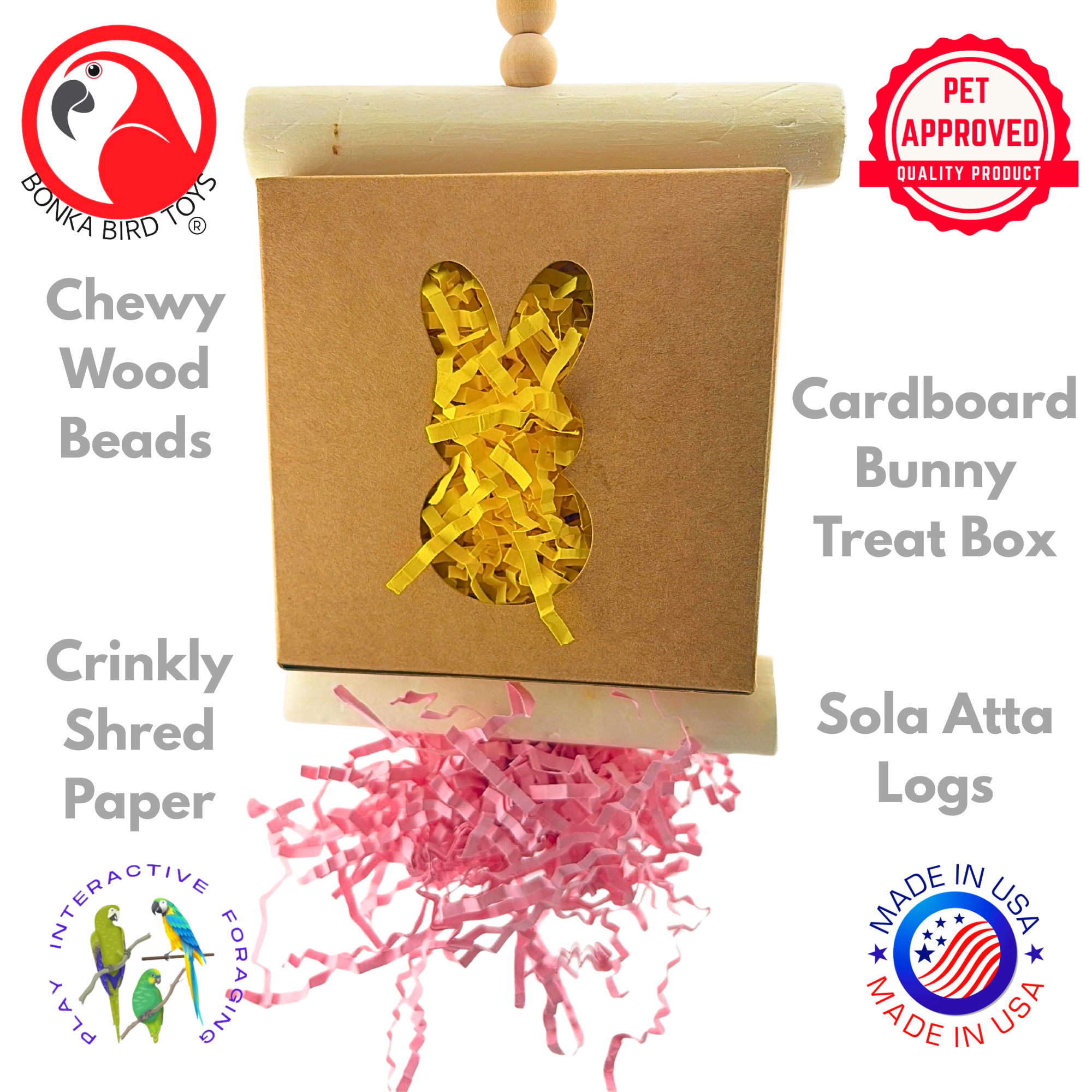 2110 Bunny Box - Bonka Bird Toys