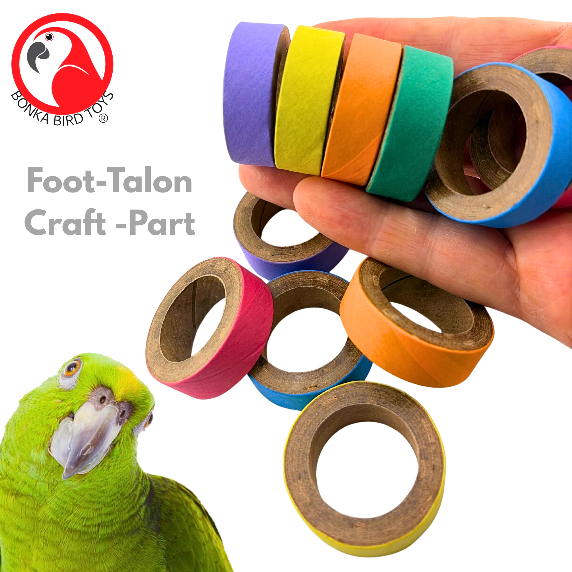 2780 Pk12 Mini Fat Bagels - Bonka Bird Toys