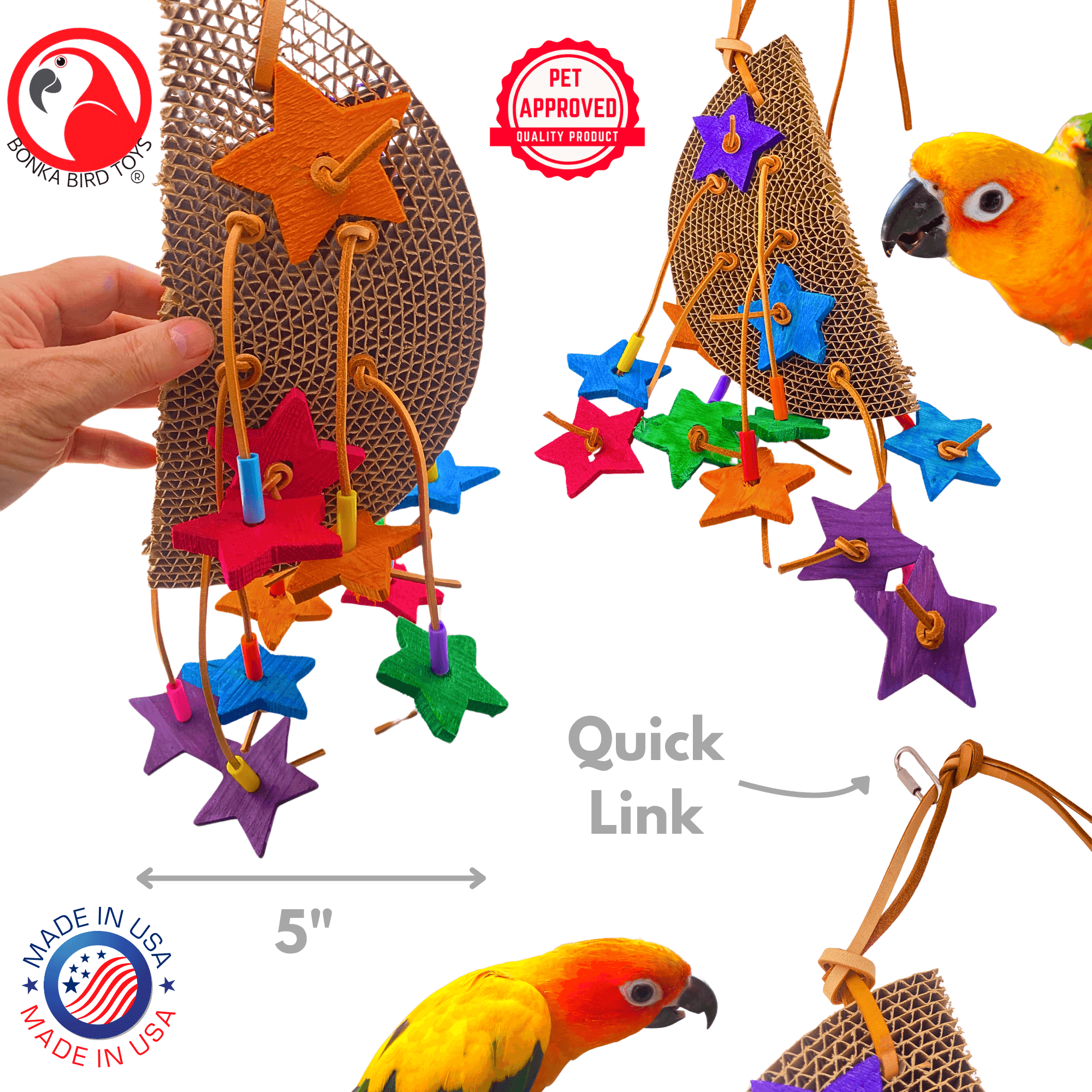 1416 Moon Beam - Bonka Bird Toys