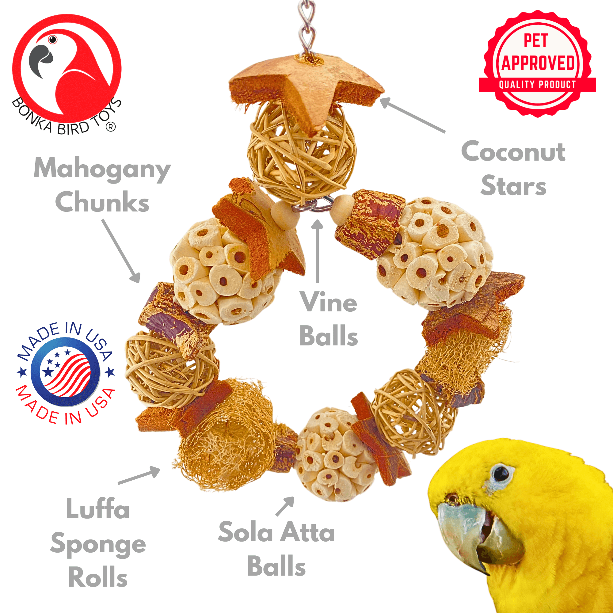 1199 Natures Harmony Swing - Bonka Bird Toys