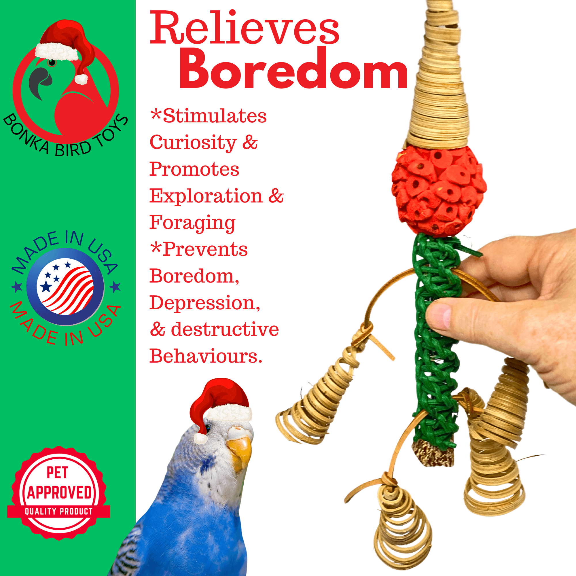 2741 Christmas Twist Elf - Bonka Bird Toys