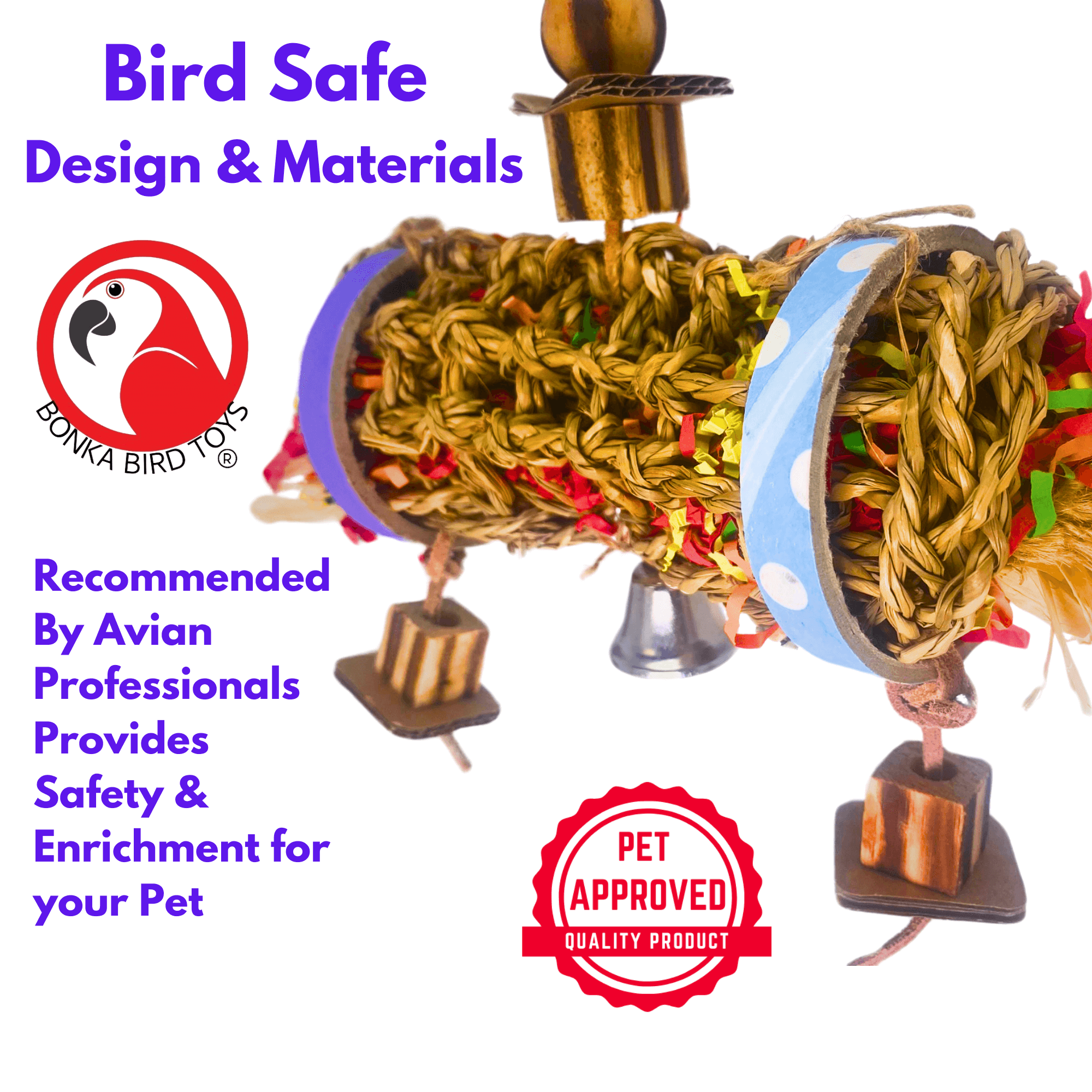 2594 Small Shred Roll - Bonka Bird Toys