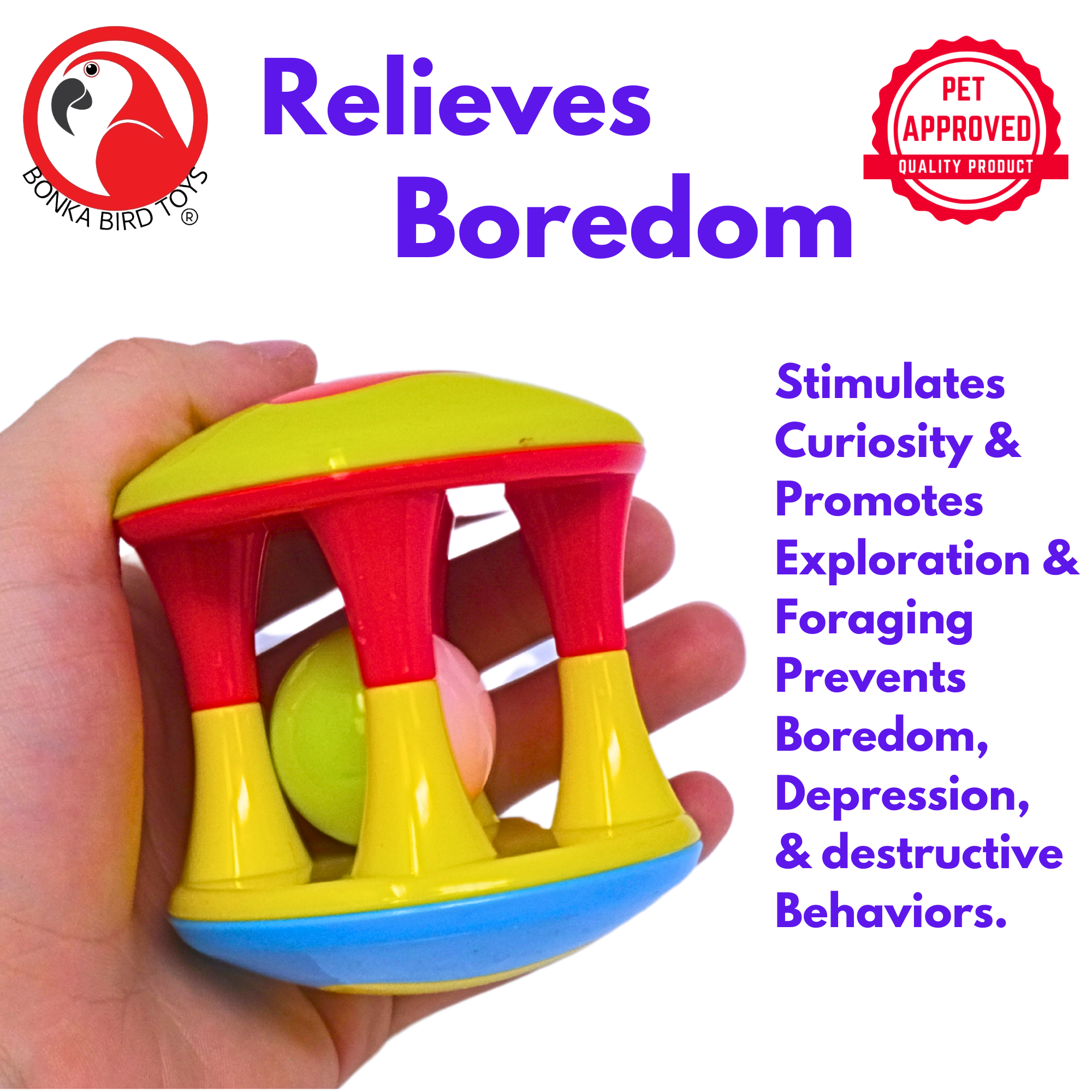 2461 Rattler Cage - Bonka Bird Toys