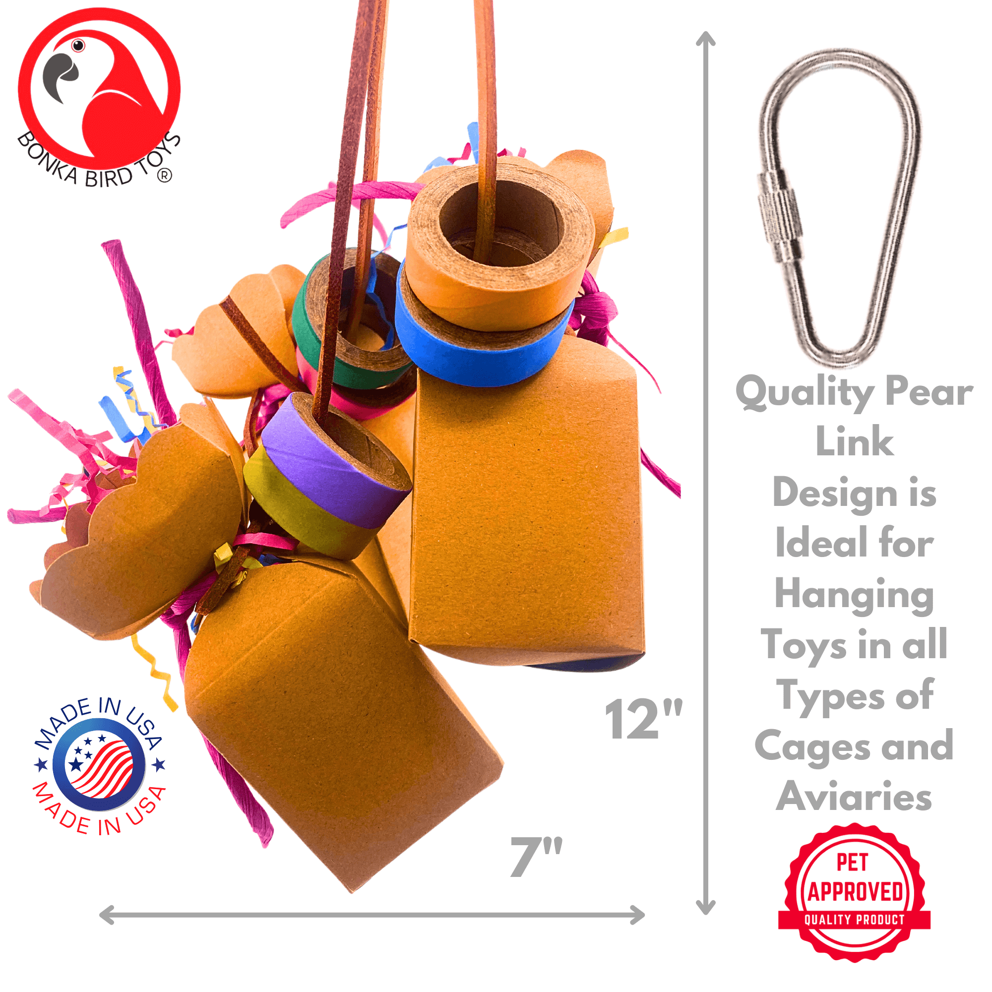 2701 Leather Surprise - Bonka Bird Toys