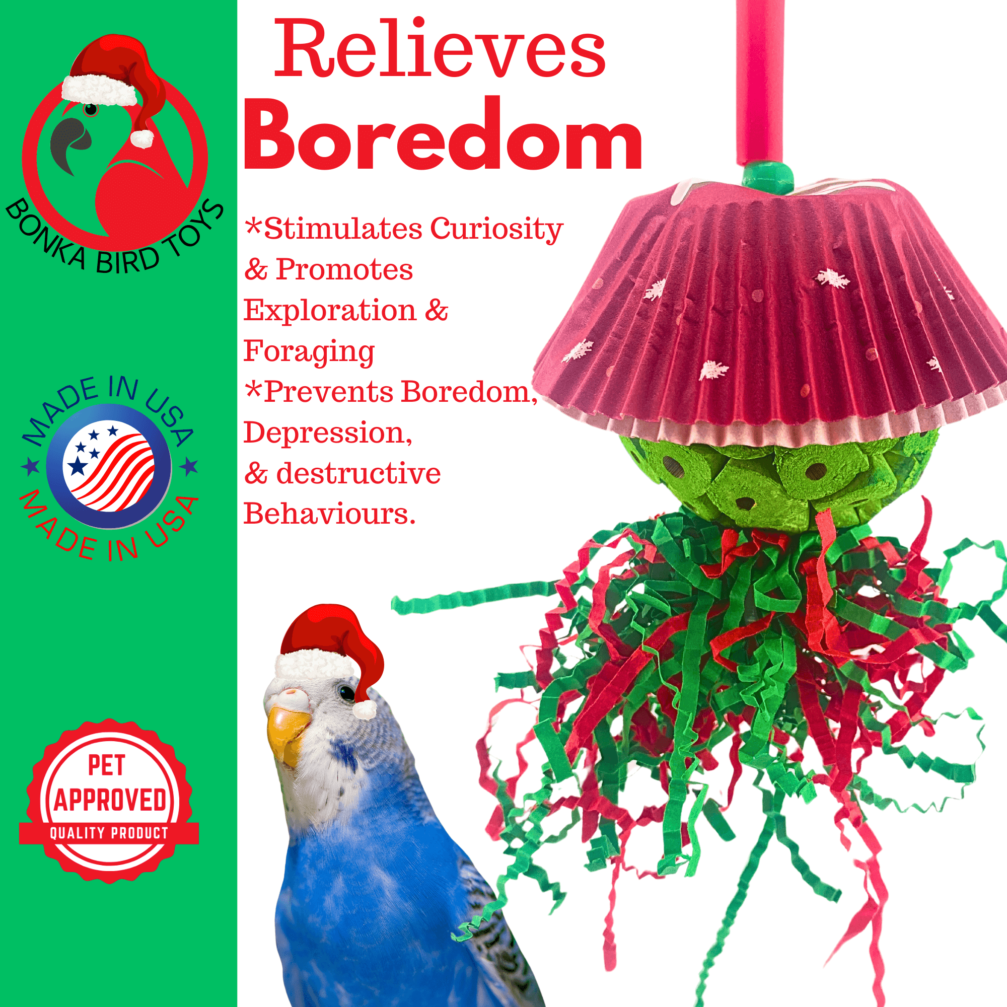 2734 Sola Christmas Tree Shade - Bonka Bird Toys