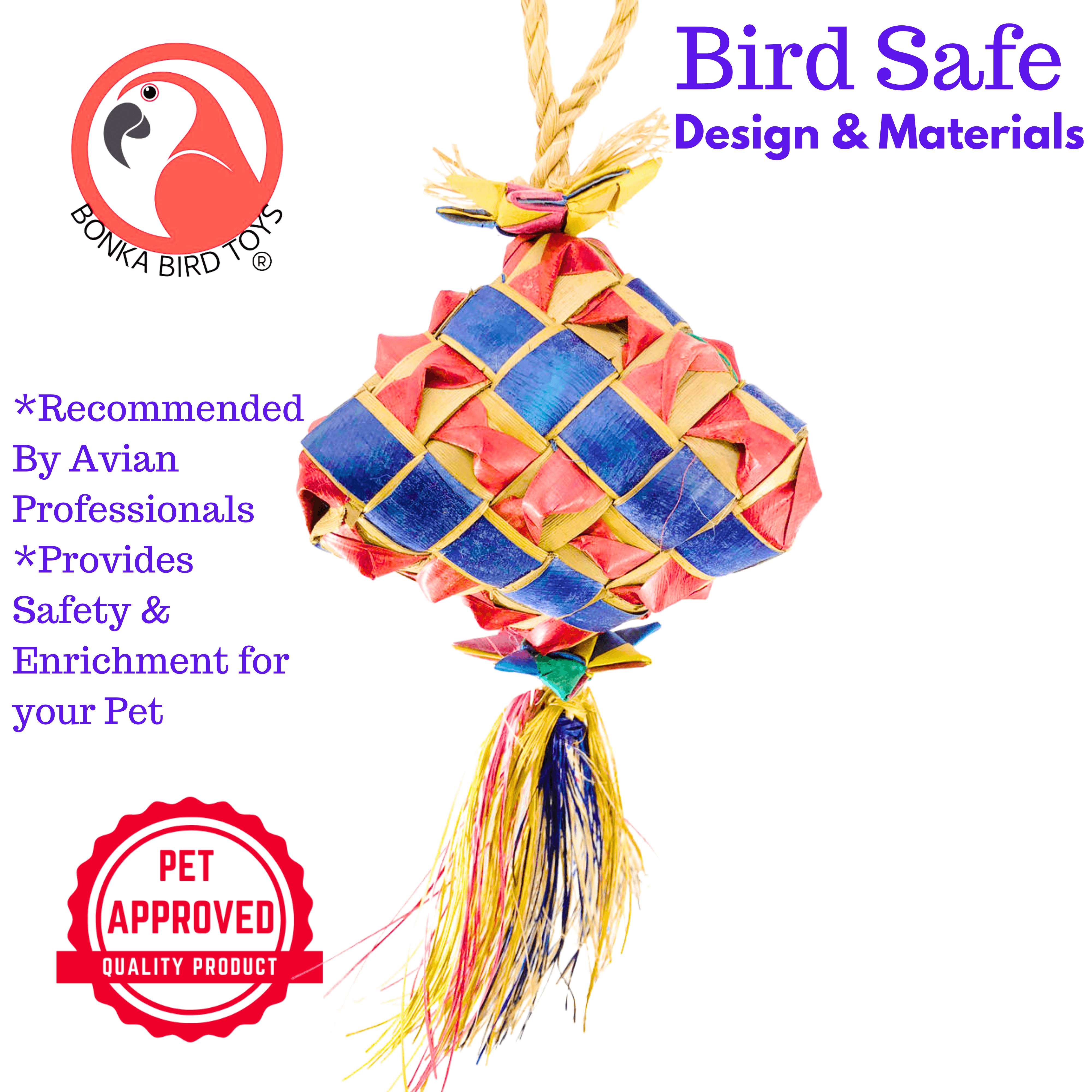 03413 Small Diamond - Bonka Bird Toys