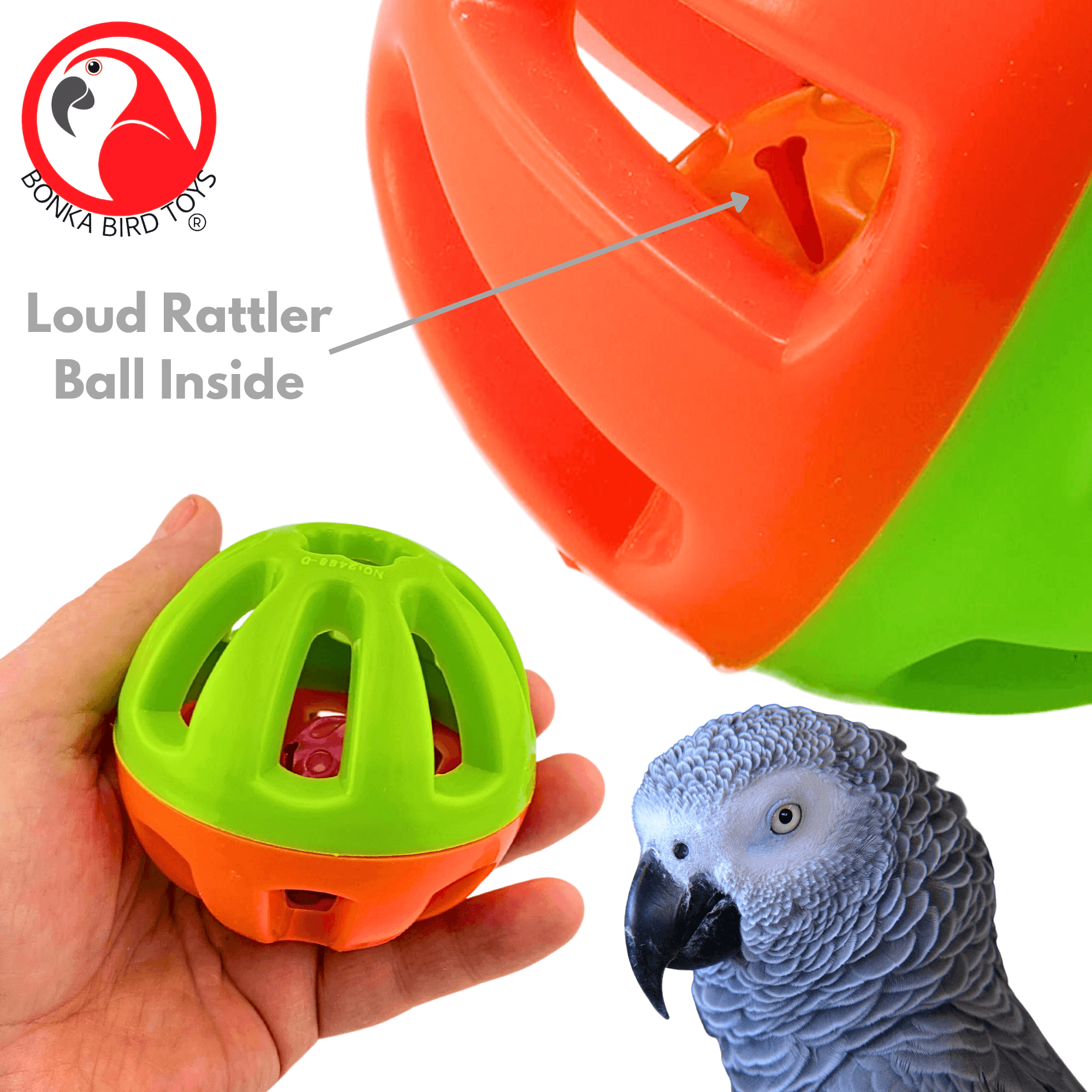 1404 Big 3-Inch Ball - Bonka Bird Toys
