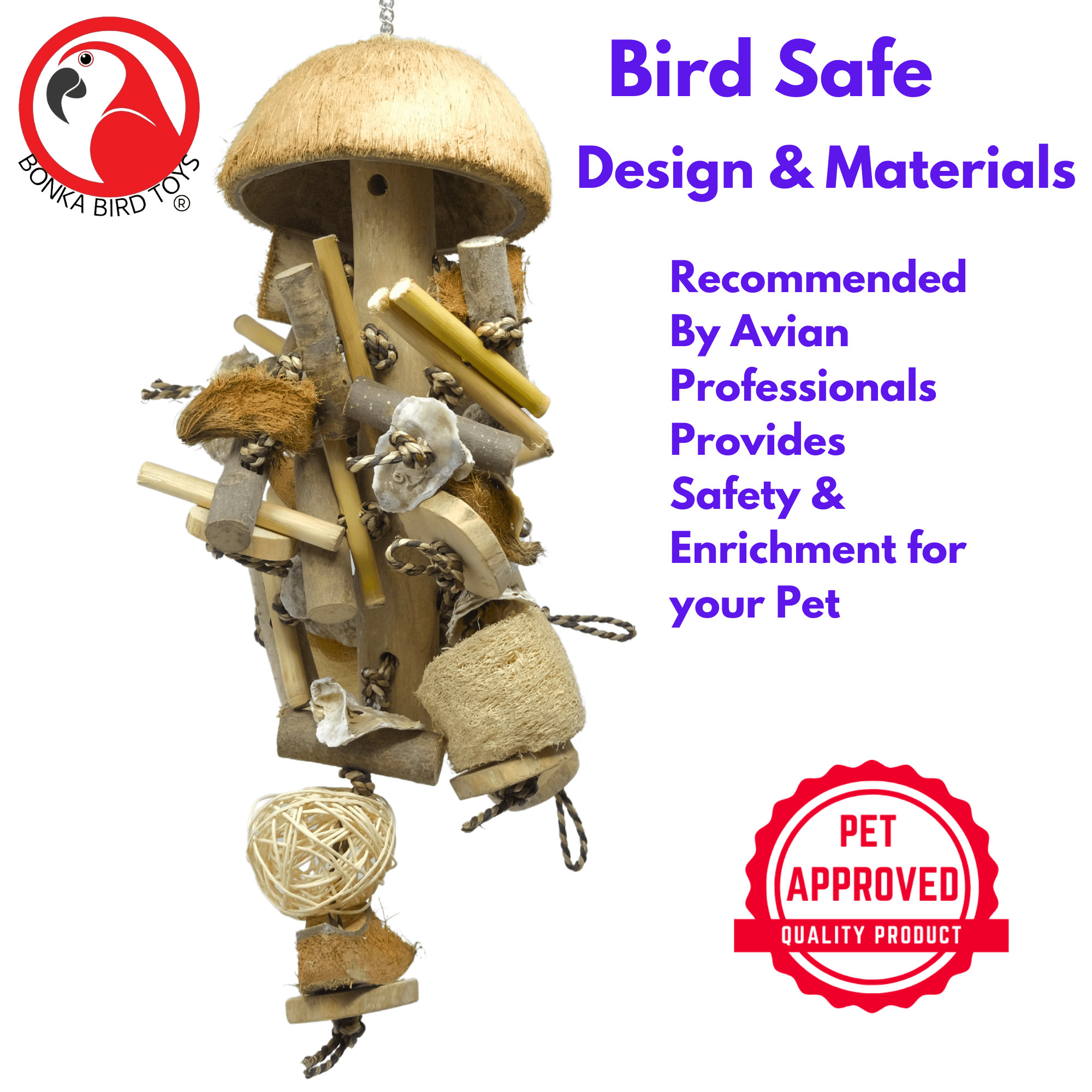 2669 Large Coco Loco - Bonka Bird Toys