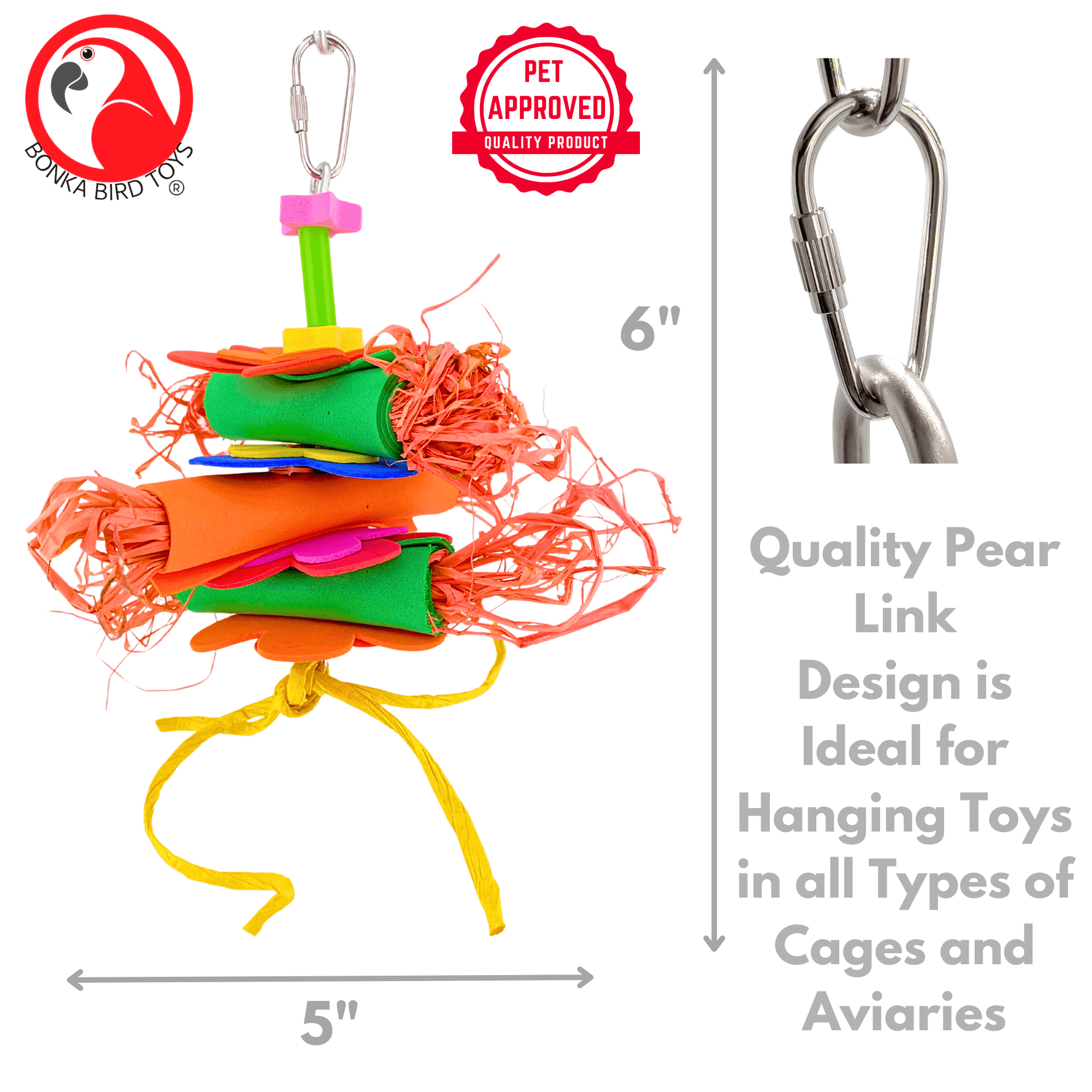 1102 Small Foam Roller - Bonka Bird Toys