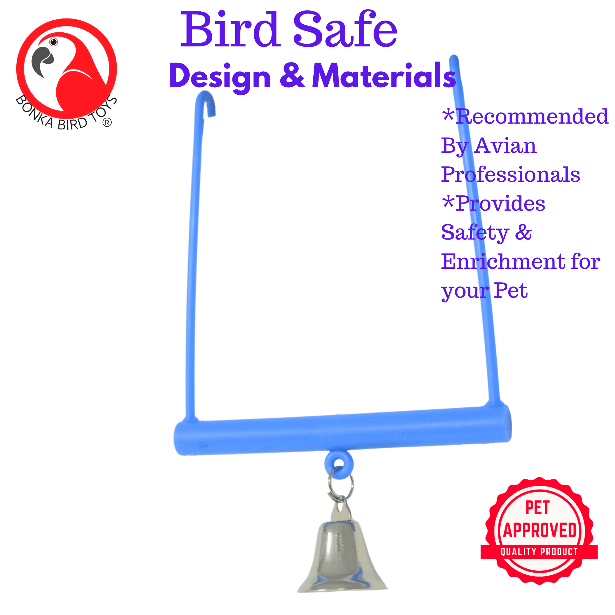 6514 Hook Swing BOGO BUNDLE BUY ONE GET ONE FREE! - Bonka Bird Toys