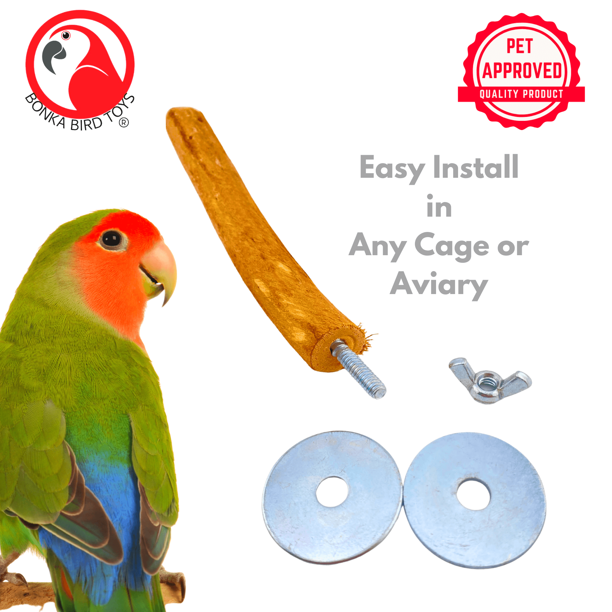 2984 Small Dragonwood Perch - Bonka Bird Toys