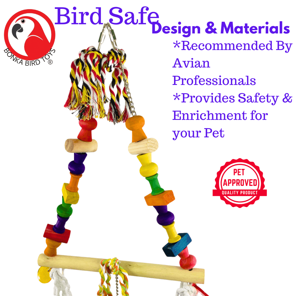 1383 Spindle Swing - Bonka Bird Toys