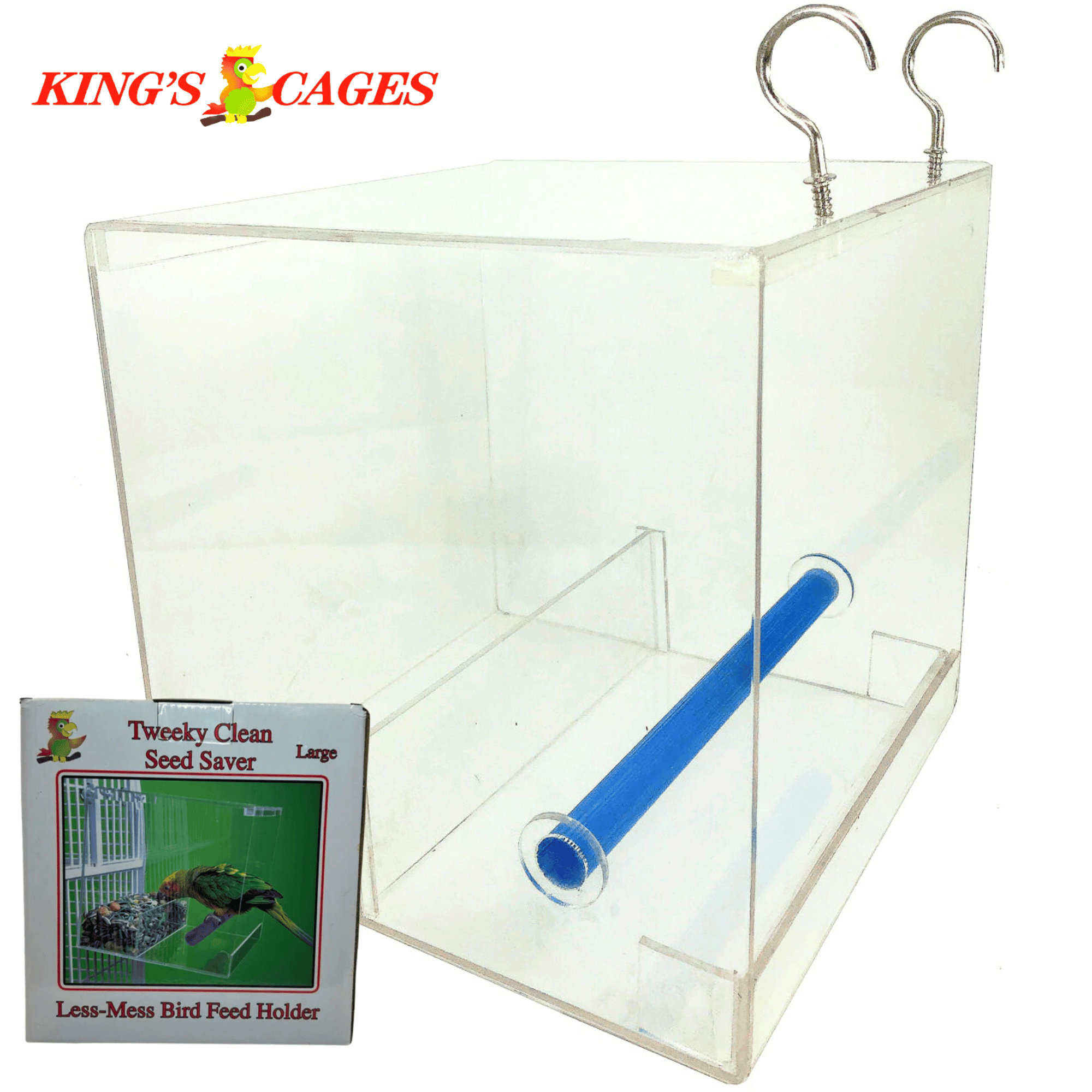 Large Tweeky Clean Bird Seed Feeder On Sale! - Bonka Bird Toys