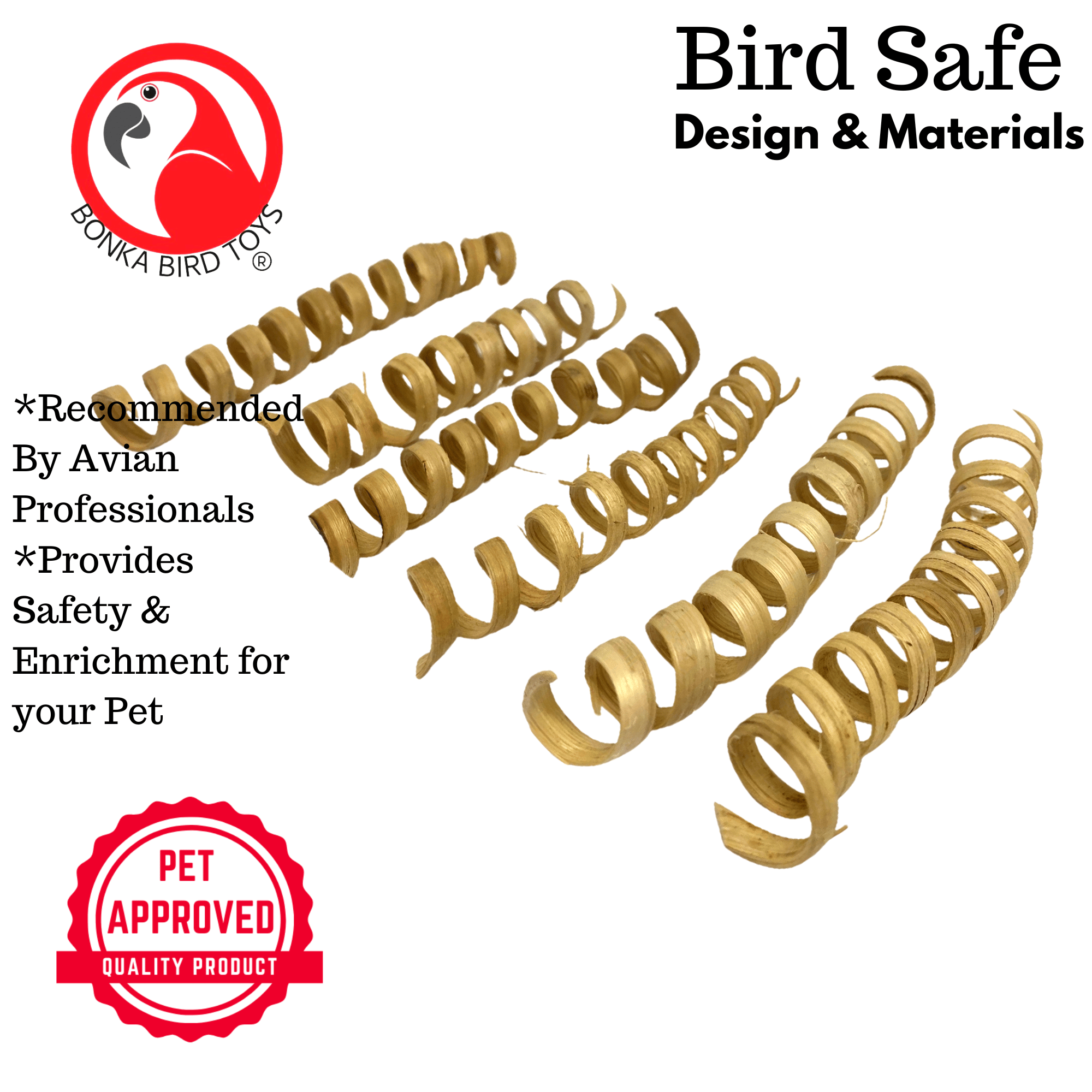 2505 pk6 5 inch Bamboo Sticks - Bonka Bird Toys