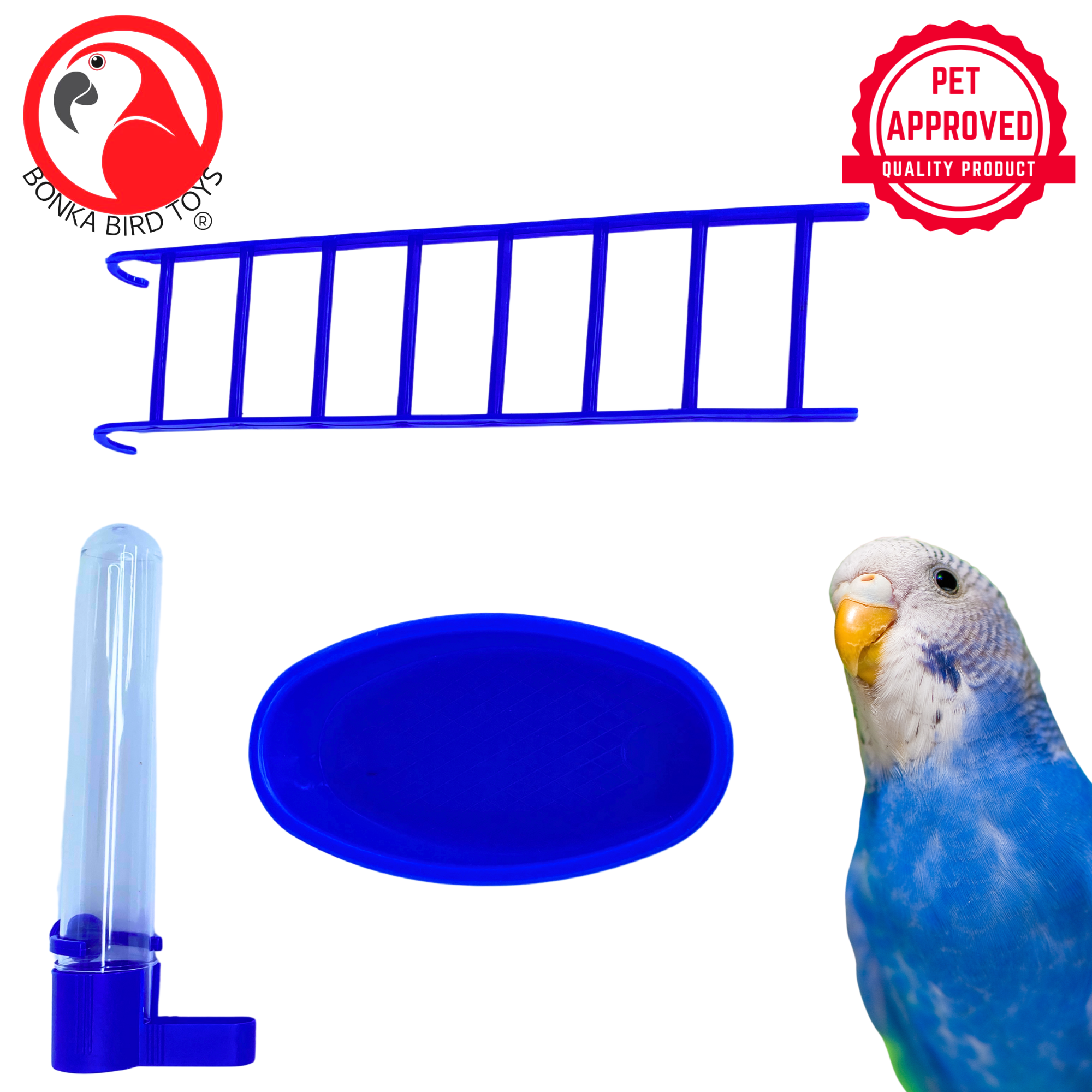 3861 Pk3 Combo Small Bird Set - Bonka Bird Toys